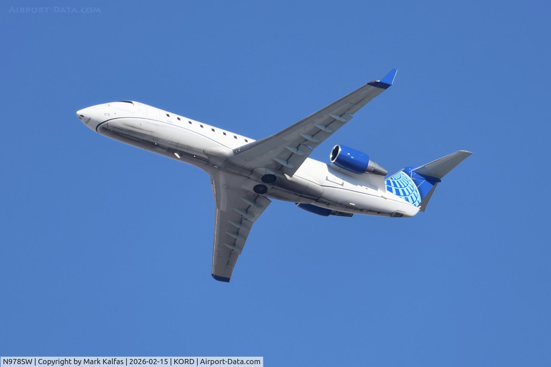 N978SW, 2004 Bombardier CRJ-200ER (CL-600-2B19) C/N 7953, CRJ2 SkwWest /United Express Canadair Regional Jet CRJ-200 N978SW, SKW6065 ORD-EAU