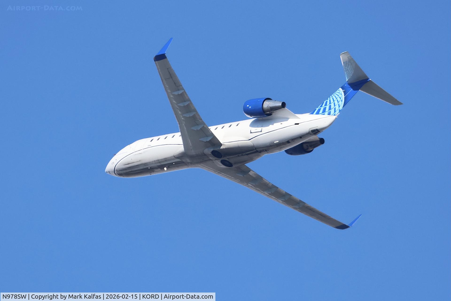 N978SW, 2004 Bombardier CRJ-200ER (CL-600-2B19) C/N 7953, CRJ2 SkwWest /United Express Canadair Regional Jet CRJ-200 N978SW, SKW6065 ORD-EAU