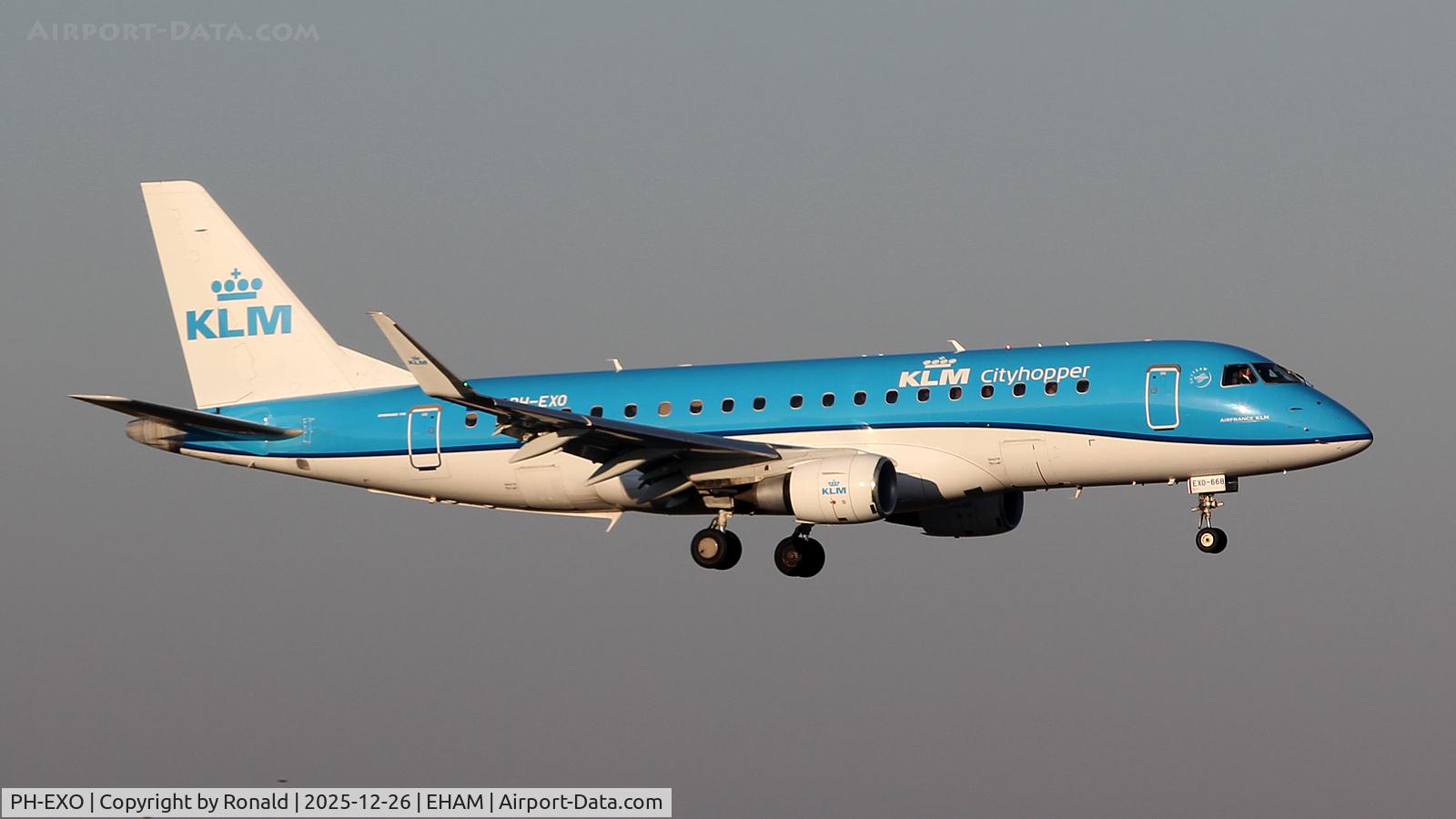 PH-EXO, 2017 Embraer 175STD (ERJ-170-200STD) C/N 17000668, at eham