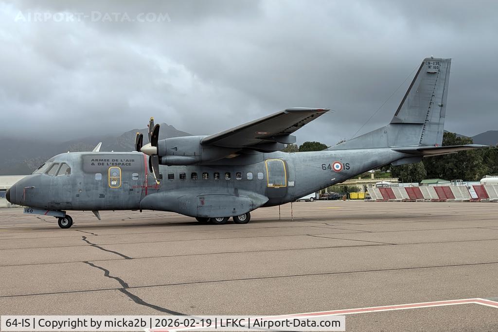 64-IS, CASA CN-235 Persuader C/N 160, Parked, wih new title : Armée de l'Air et de l'Espace