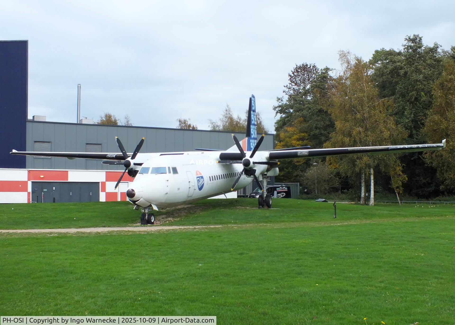 PH-OSI, 1986 Fokker 50 C/N 10688, Fokker 50 at the Aviodrome, Lelystad