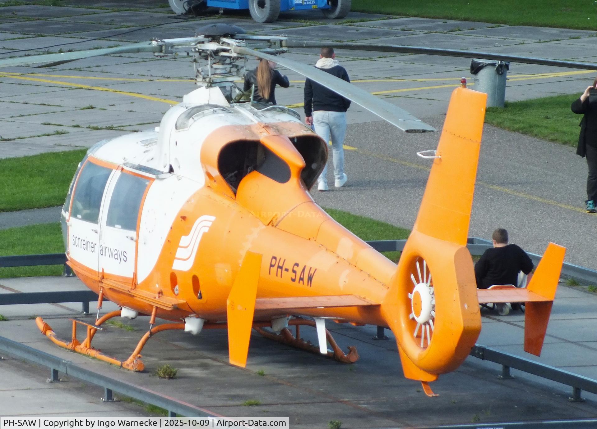 PH-SAW, Aérospatiale SA-365C-1 Dauphin 2 C/N 5053, Aérospatiale SA.365C-1 Dauphin 2 at the Aviodrome, Lelystad