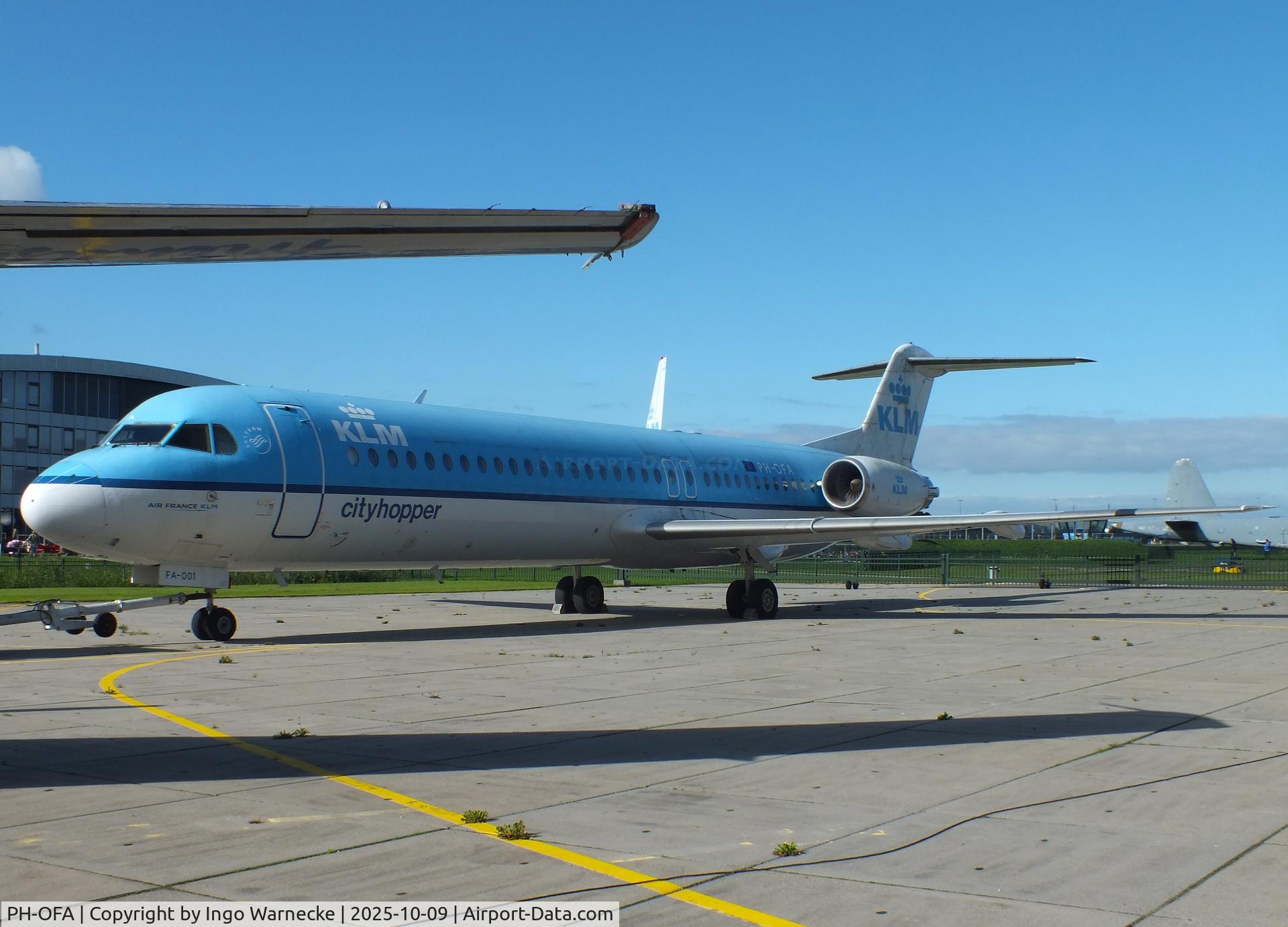 PH-OFA, 1988 Fokker 100 (F-28-0100) C/N 11246, Fokker 100 at the Aviodrome, Lelystad