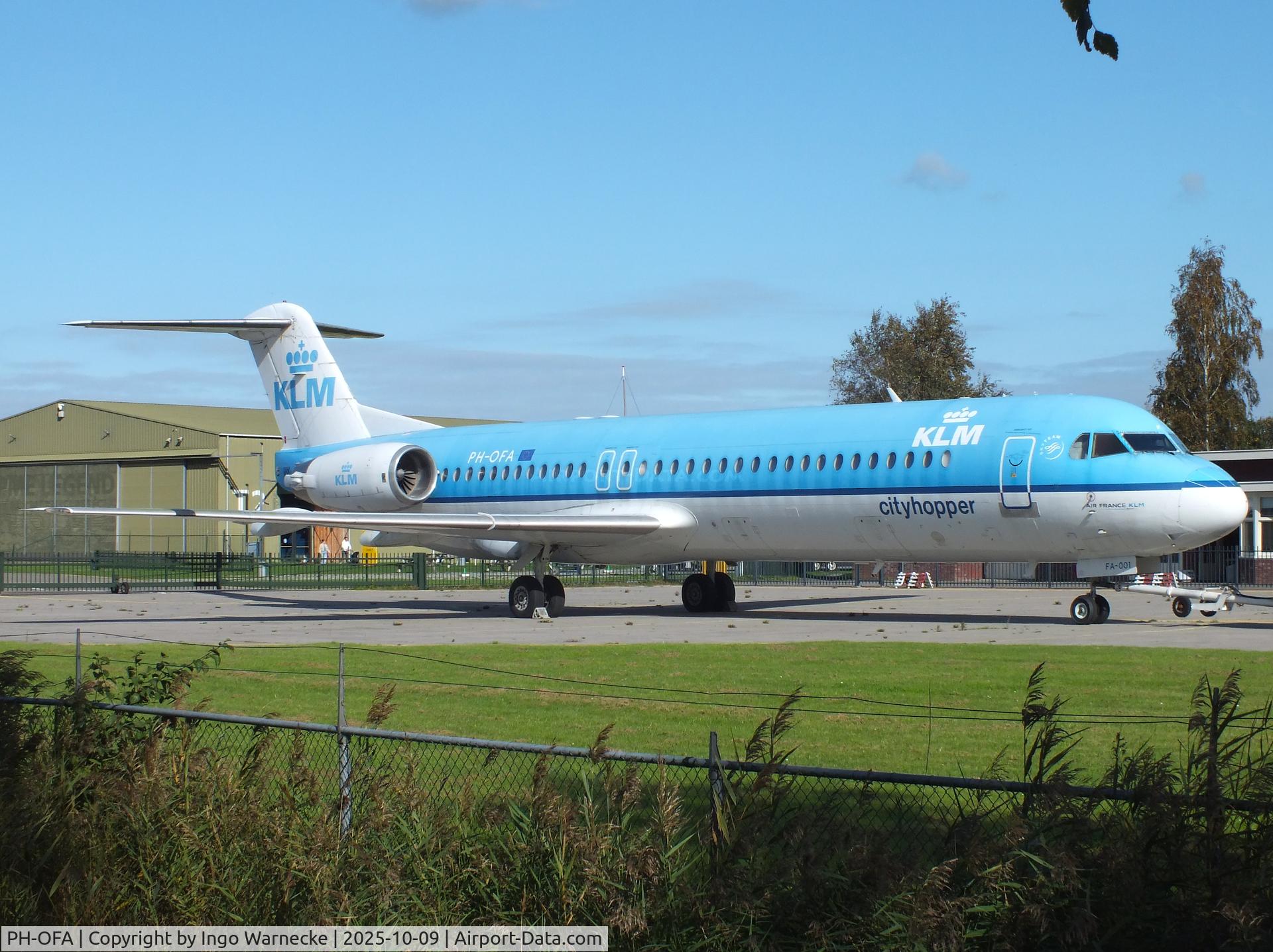 PH-OFA, 1988 Fokker 100 (F-28-0100) C/N 11246, Fokker 100 at the Aviodrome, Lelystad