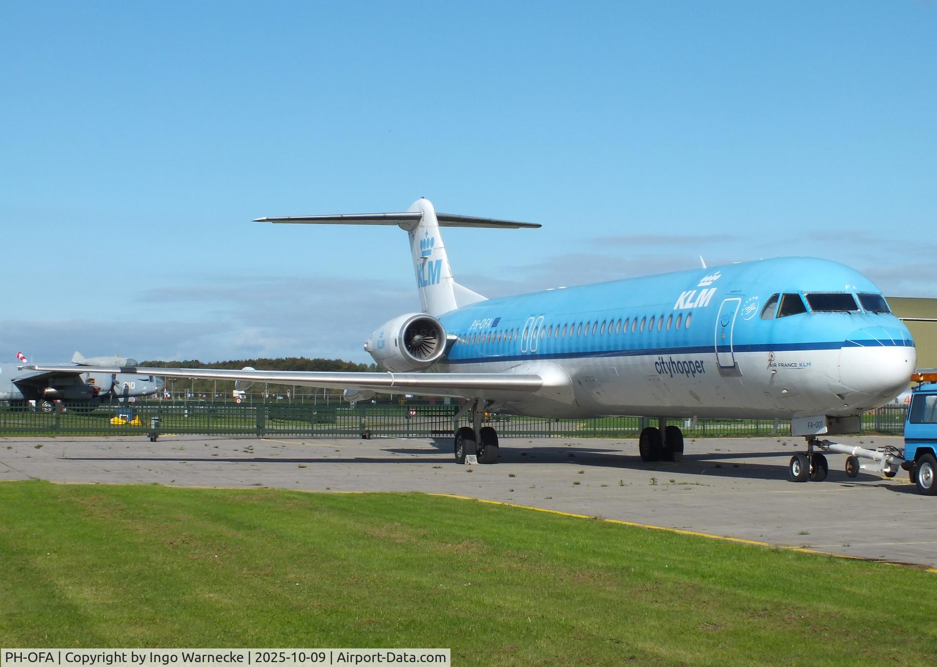 PH-OFA, 1988 Fokker 100 (F-28-0100) C/N 11246, Fokker 100 at the Aviodrome, Lelystad