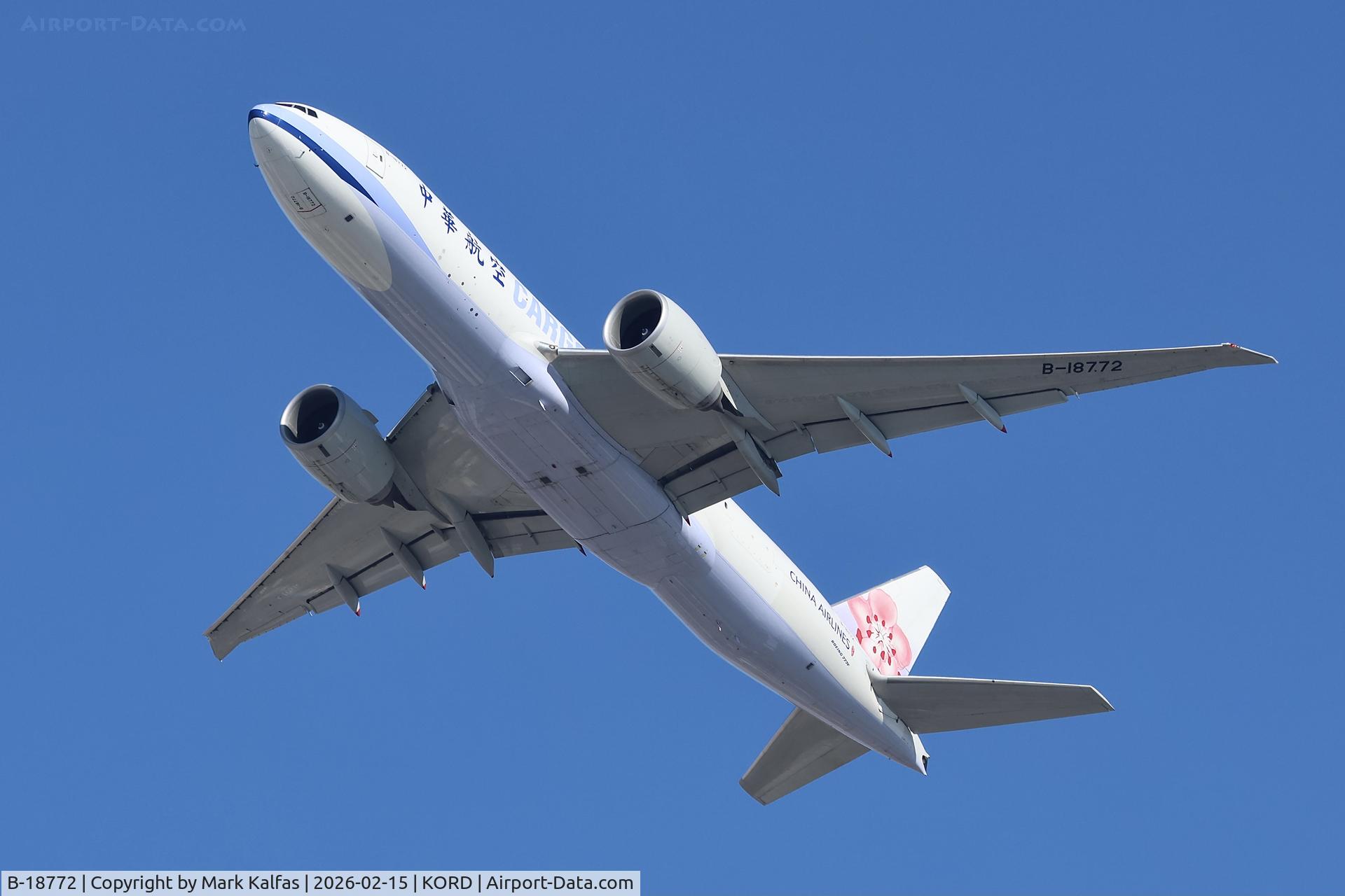 B-18772, 2020 Boeing 777-F C/N 66891, B77L China Airlines Boeing 777-F CAL5141 ORD-KIX