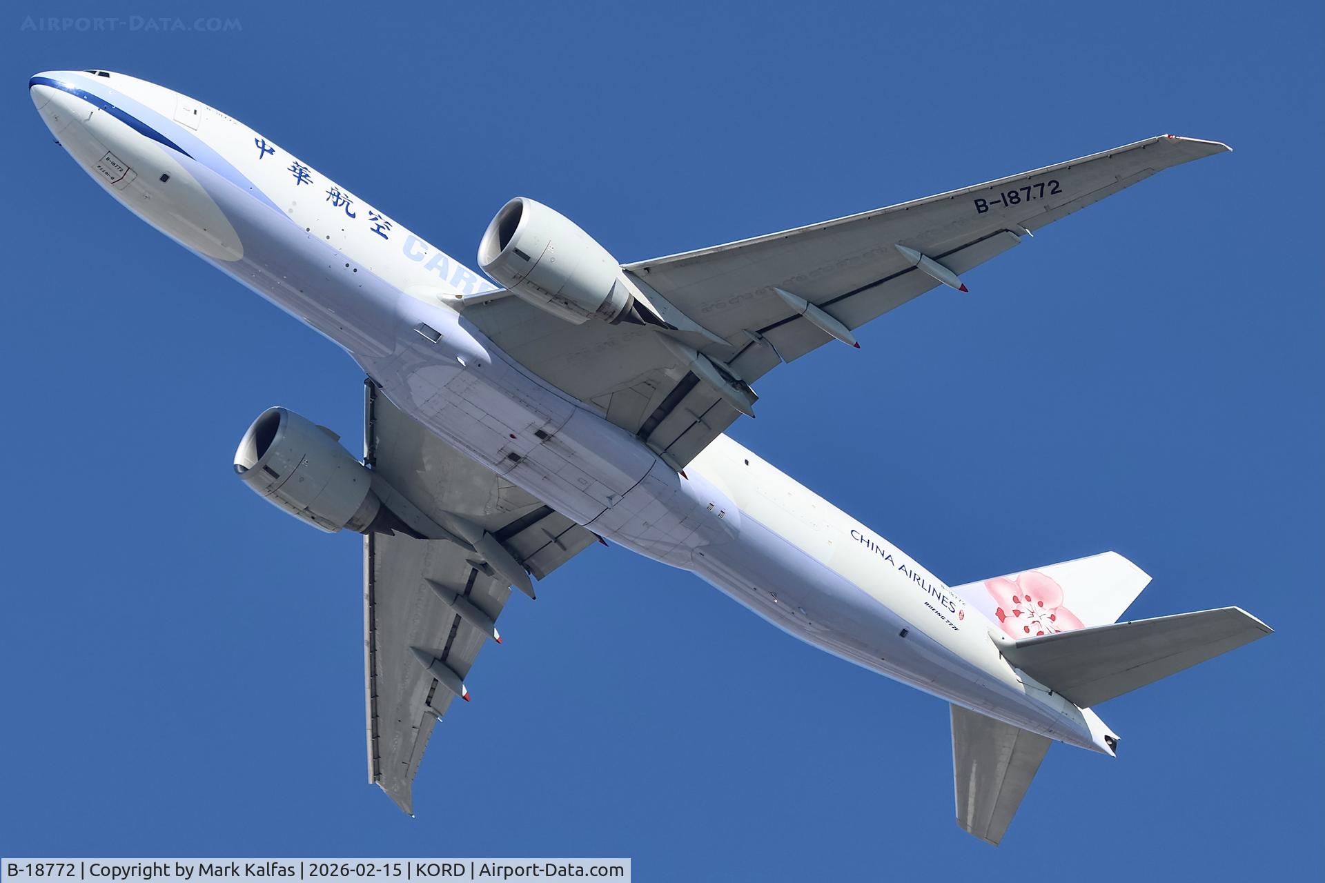 B-18772, 2020 Boeing 777-F C/N 66891, B77L China Airlines Boeing 777-F CAL5141 ORD-KIX