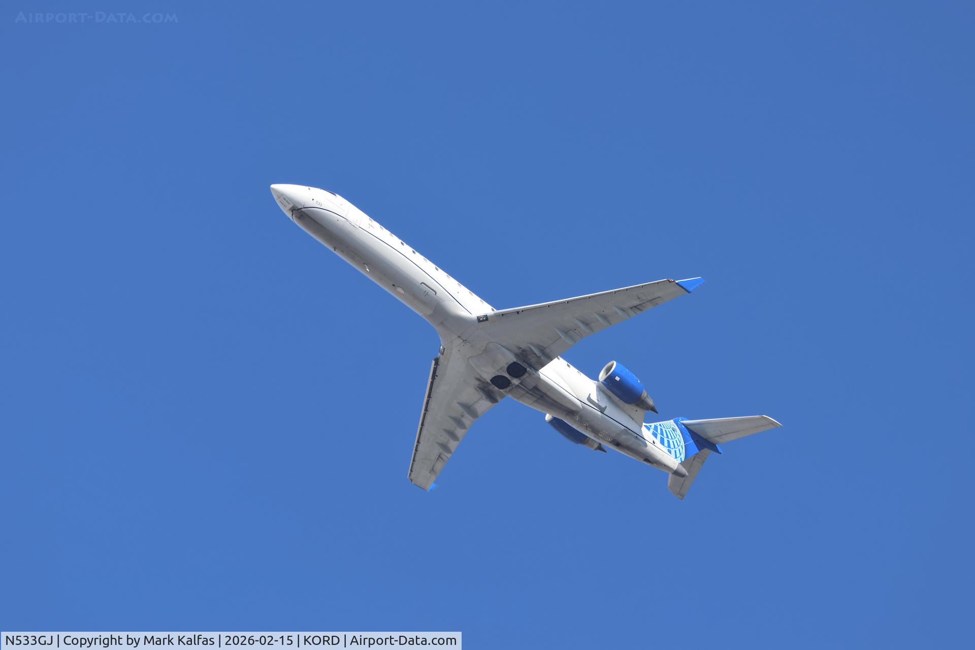 N533GJ, 2006 Bombardier CRJ-702 (CL-600-2C10) Regional Jet) C/N 10239, CRJ7 SkyWest / United Express Canadair Regional Jet CRJ-550 N533GJ, SKW5725 ORD-SBN