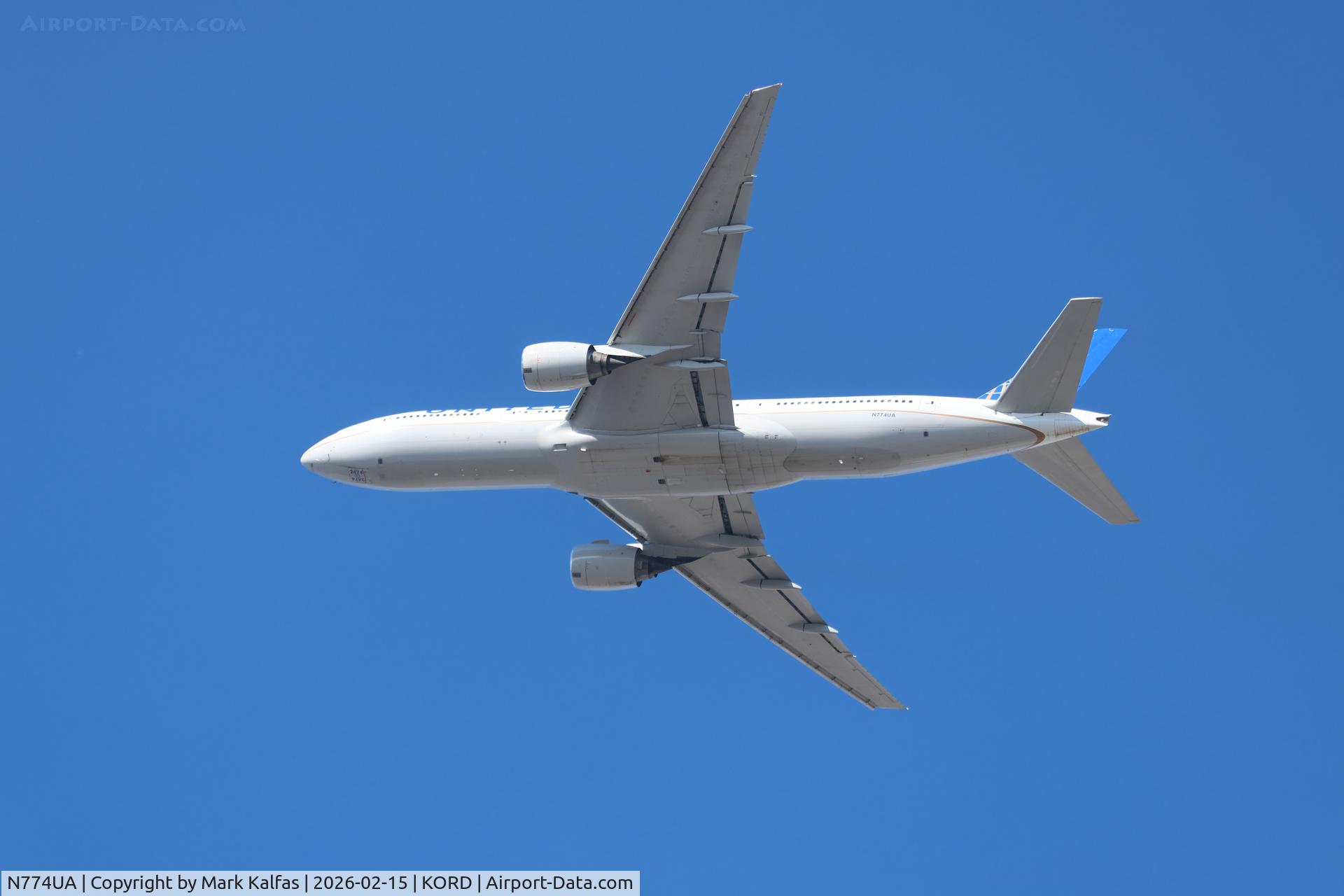 N774UA, 1996 Boeing 777-222 C/N 26936, B772 United Boeing 777-222 N774UA, UA1363 ORD-LAX
