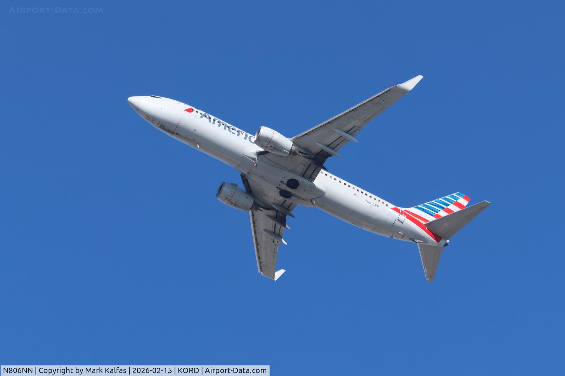 N806NN, 2009 Boeing 737-823 C/N 29561, B738 American Airlines Boeing 737-823 N806NN AA772 ORD-MIA separting  28R ORD