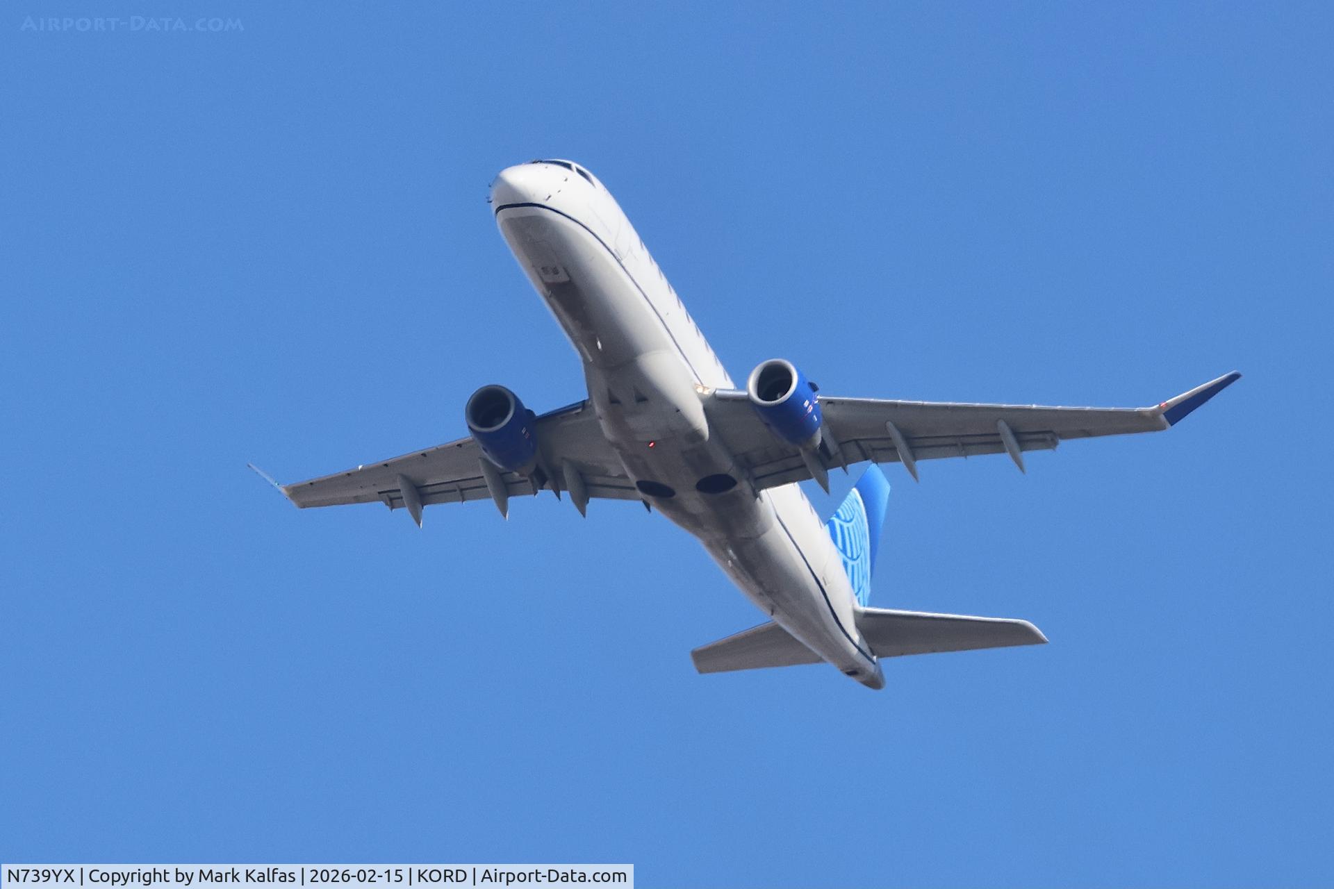 N739YX, 2016 Embraer 175LR (ERJ-170-200LR) C/N 17000542, E75L Republic Airways/ United Express  EMBRAER S A ERJ 170-200 LR N739YX, RPA3678 ORD-CLE