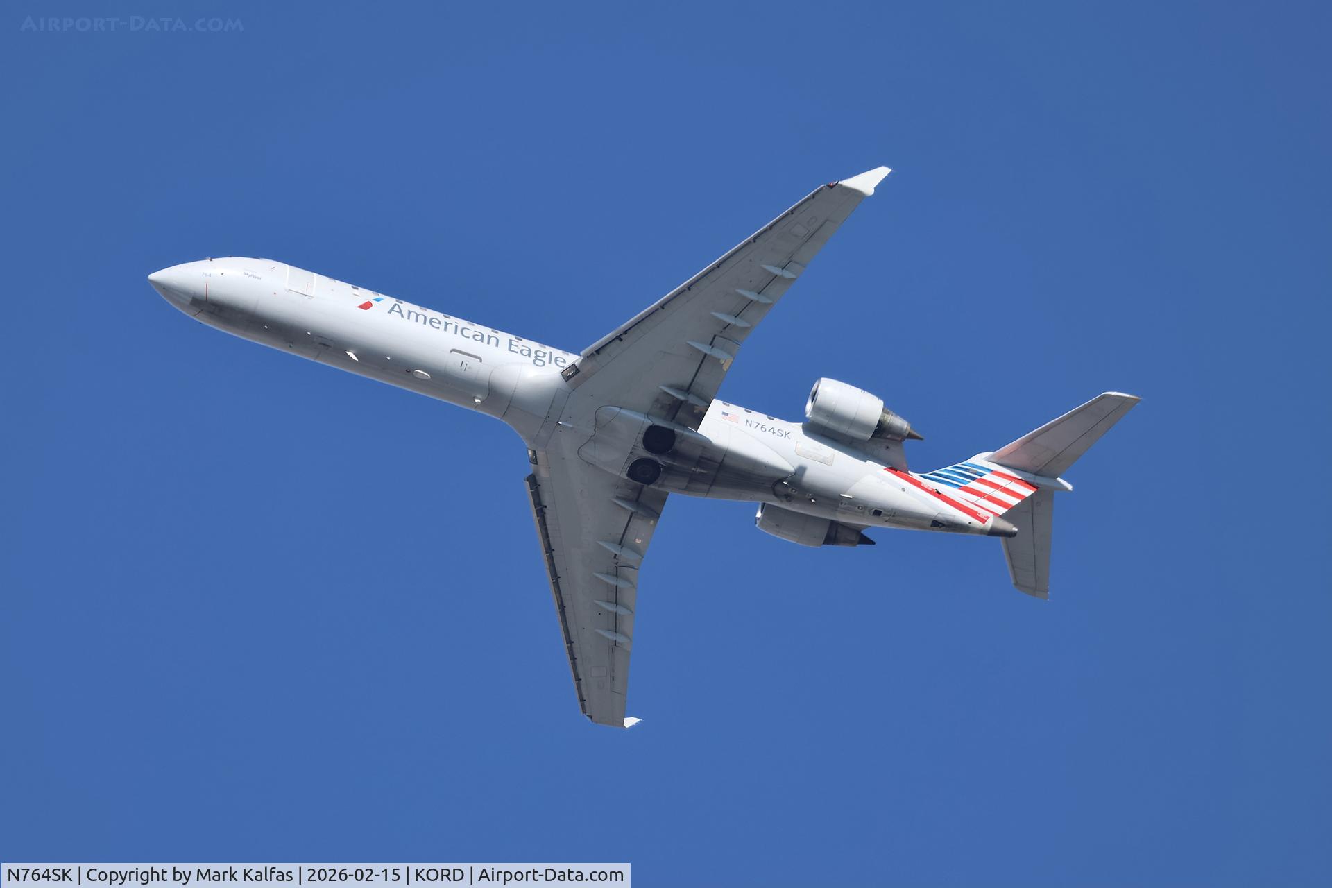 N764SK, 2005 Canadair CRJ-700 (CL-600-2C10) Regional Jet C/N 10229, CRJ7 SkyWest / American Eagle Canadair Regional Jet CRJ-700 N764SK  SKW4946 ORD-MKE
