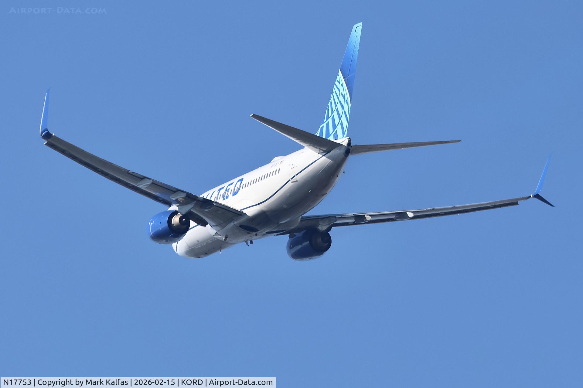 N17753, 2002 Boeing 737-7V3 C/N 30463, B737 United Airlines Boeing 737-7V3, N17753  UA1636 ORD-PSP