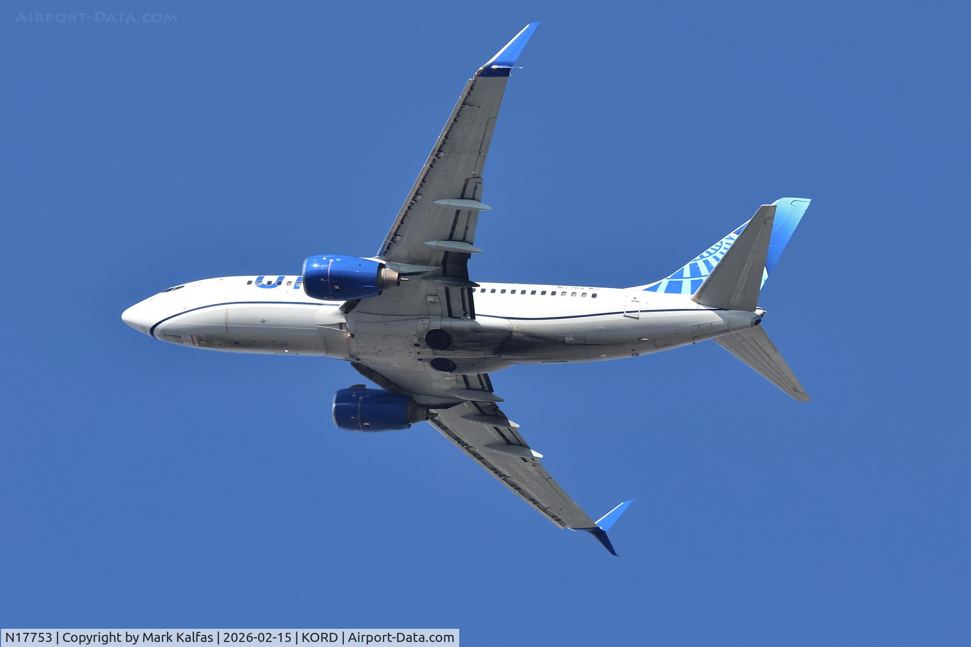 N17753, 2002 Boeing 737-7V3 C/N 30463, B737 United Airlines Boeing 737-7V3, N17753  UA1636 ORD-PSP