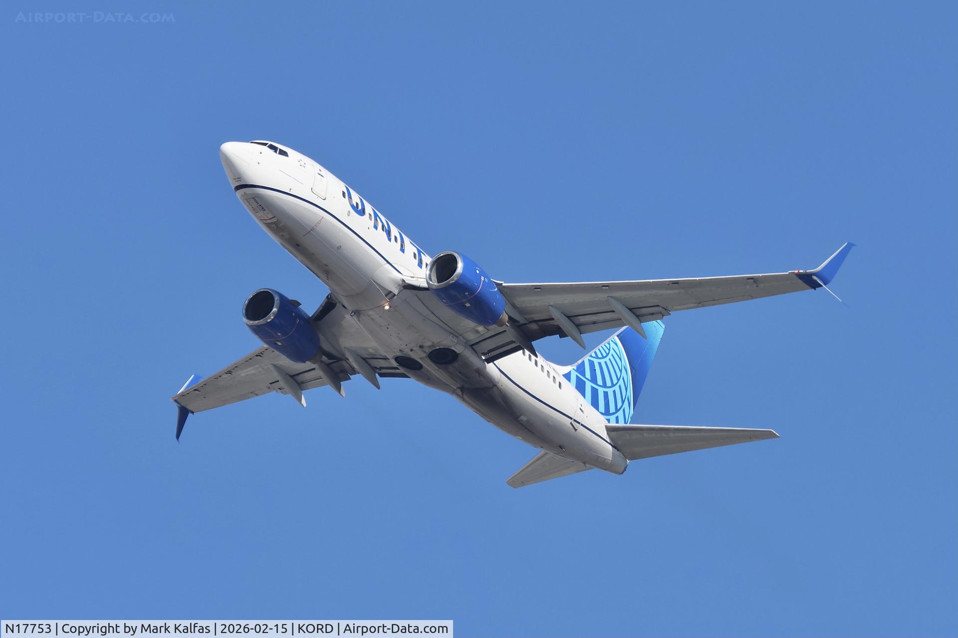 N17753, 2002 Boeing 737-7V3 C/N 30463, B737 United Airlines Boeing 737-7V3, N17753  UA1636 ORD-PSP