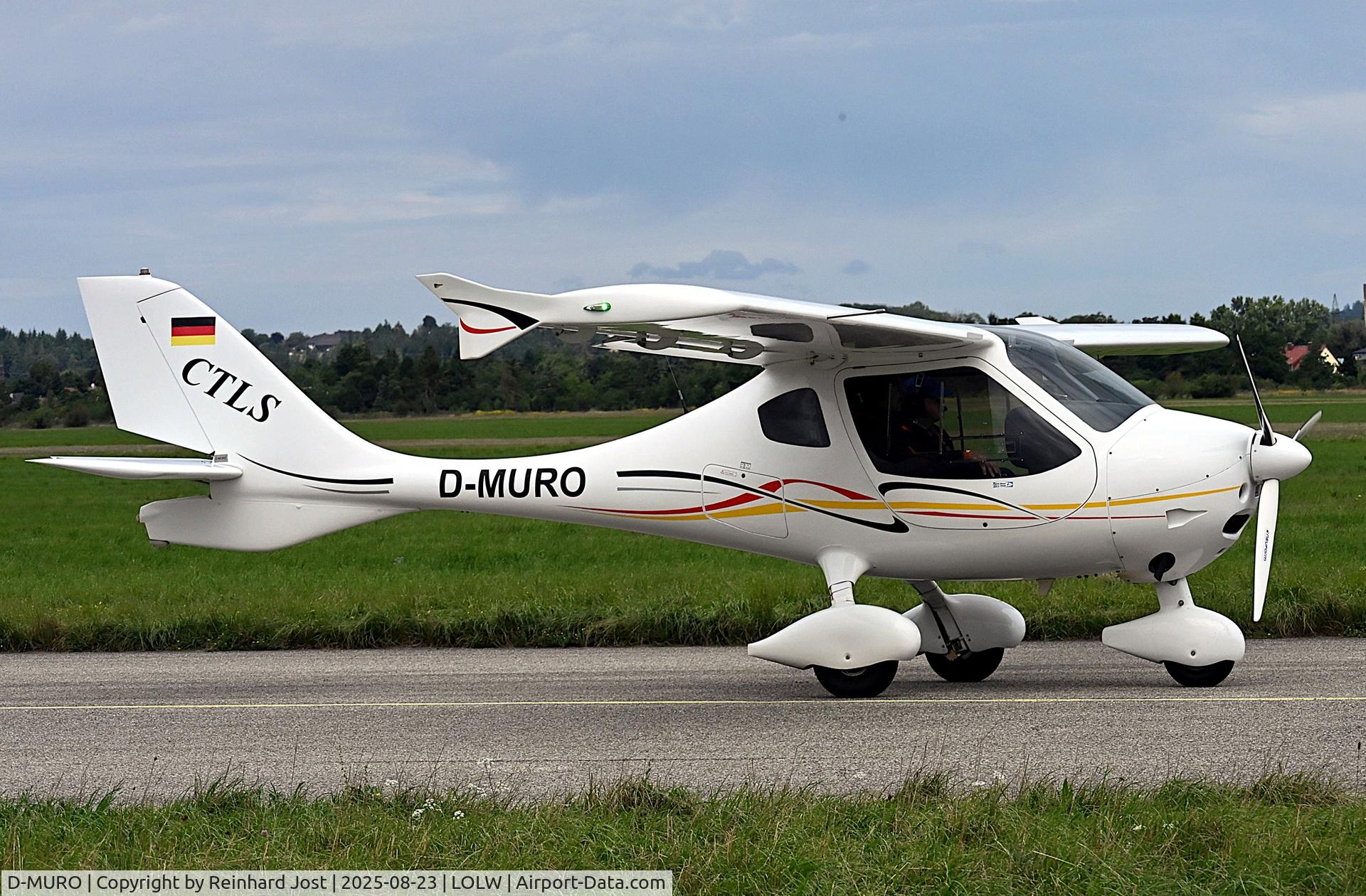 D-MURO, Flight Design CTSW C/N 06-01-02, Arriving at the Rotay Days 2025 at Wels, Austria