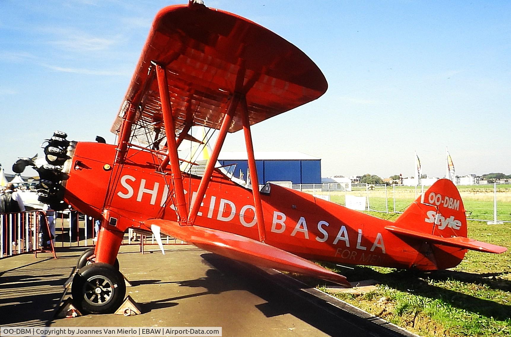 OO-DBM, 1942 Boeing PT-13D Kaydet (E75) C/N 75-5714, ex-slide