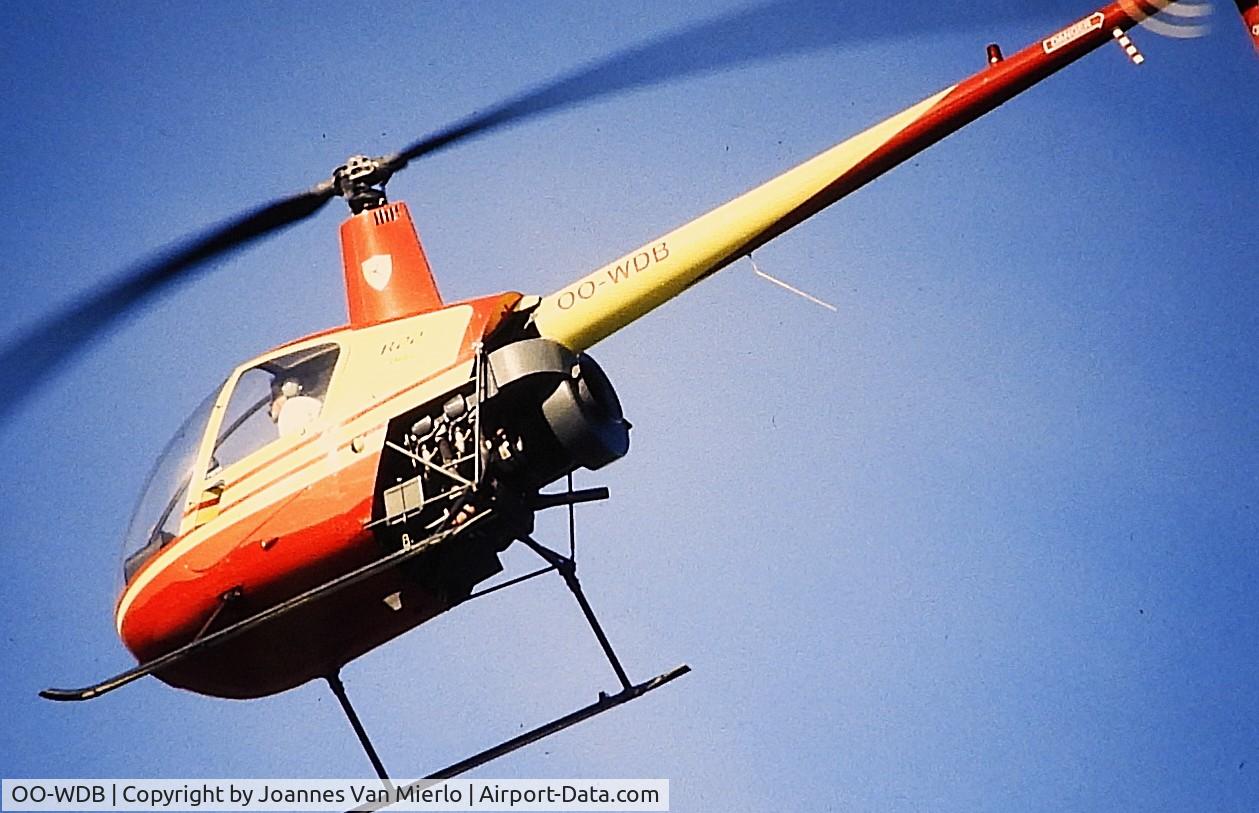 OO-WDB, Robinson R22 Beta C/N 2081, ex-slide