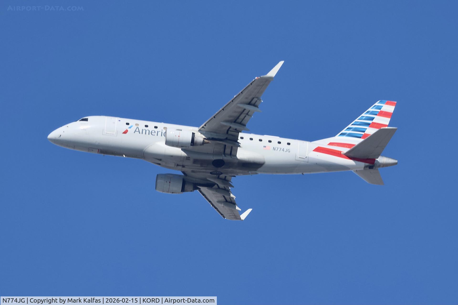 N774JG, 2004 Embraer 170SE (ERJ-170-100SE) C/N 17000007, E170 Envoy/ American Eagle EMBRAER ERJ 170-100 N774JG ENY4326 ORD-ALO