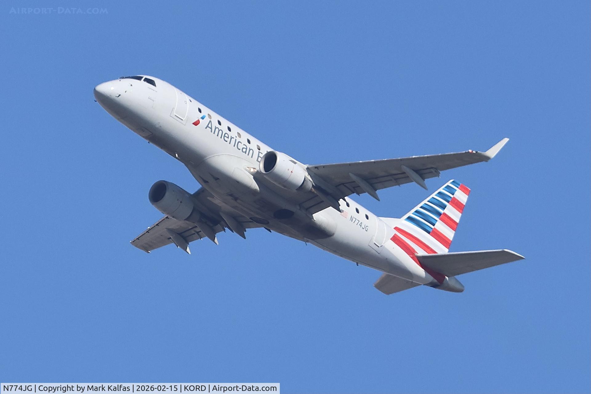 N774JG, 2004 Embraer 170SE (ERJ-170-100SE) C/N 17000007, E170 Envoy/ American Eagle EMBRAER ERJ 170-100 N774JG ENY4326 ORD-ALO