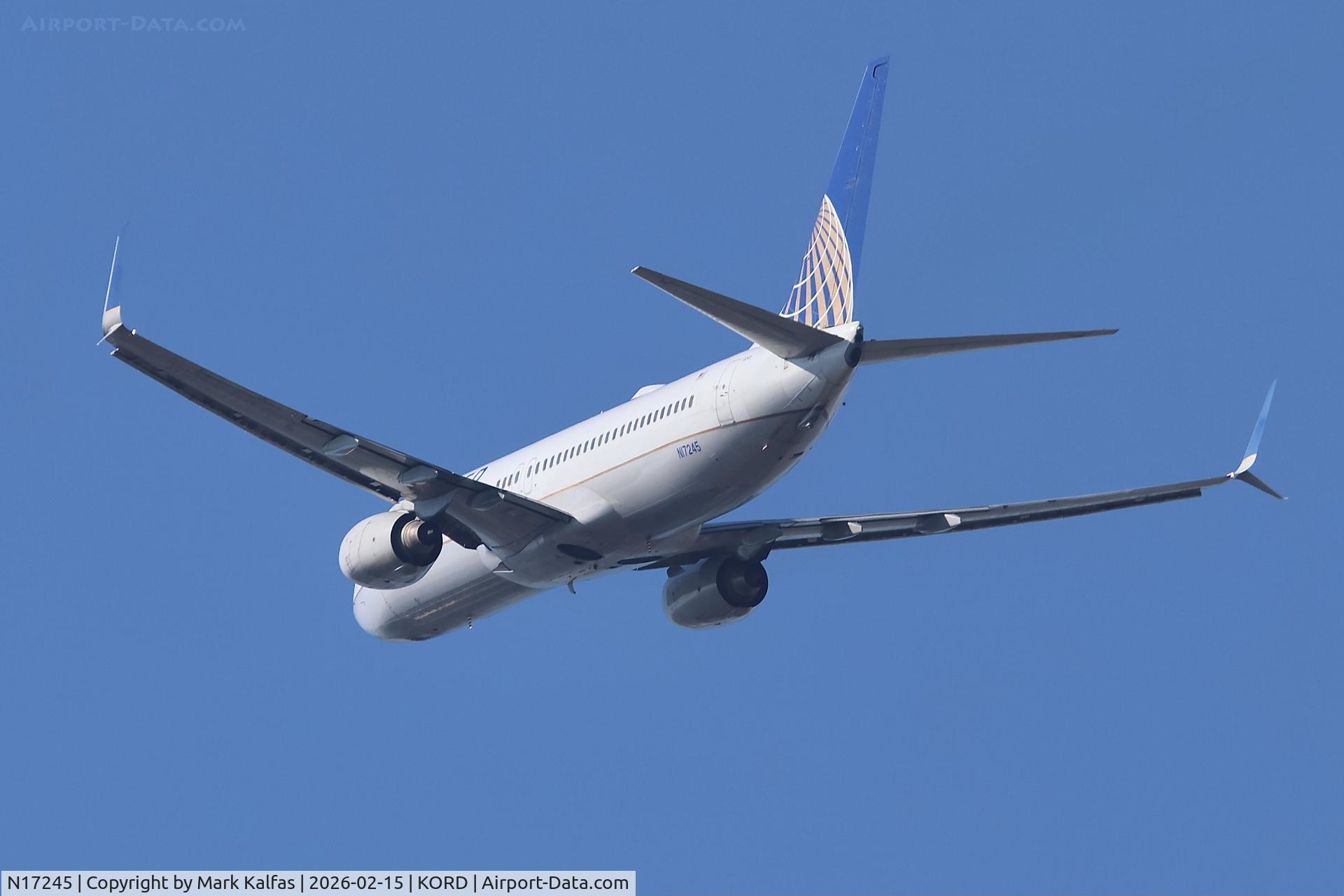 N17245, 1999 Boeing 737-824 C/N 28955, B738 United Boeing 737-824 N17245, UA1244 ORD-YVR