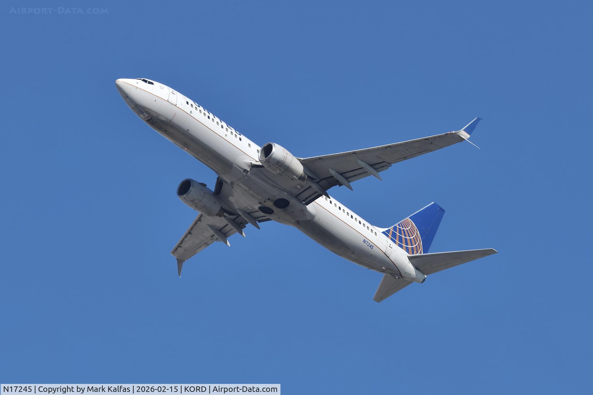 N17245, 1999 Boeing 737-824 C/N 28955, B738 United Boeing 737-824 N17245, UA1244 ORD-YVR