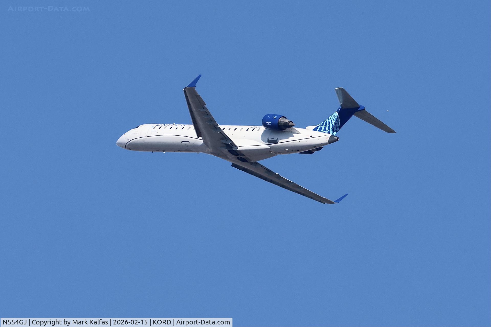 N554GJ, 2009 Bombardier CRJ-702 (CL-600-2C10) C/N 10297, CRJ7 GoJet/United Express Bombardier CRJ-702 CRJ-550 N554GJ  GJS5420 ORD-TVC
