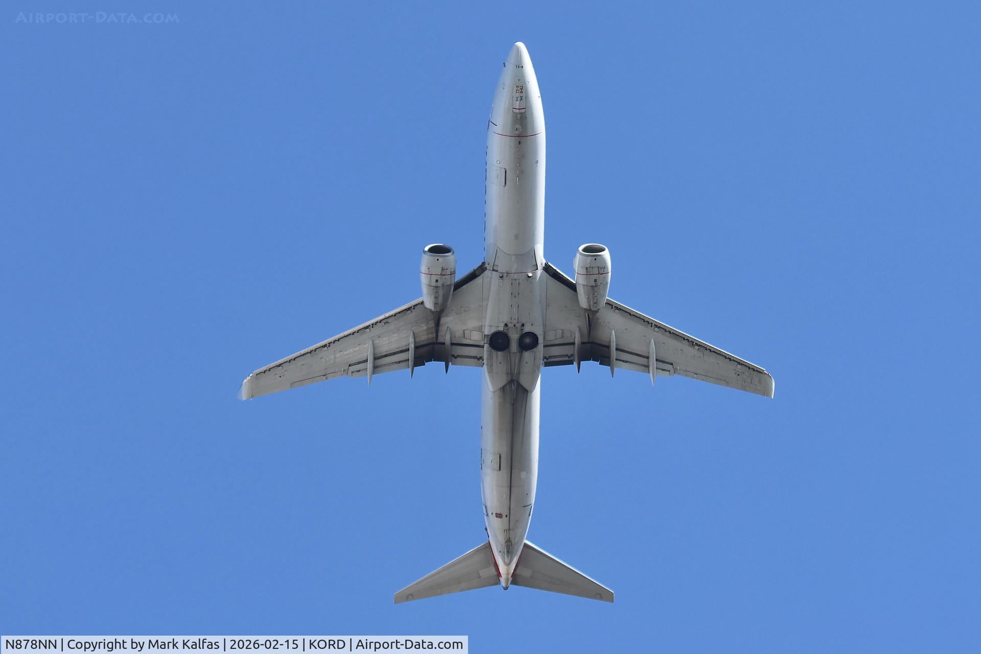 N878NN, 2011 Boeing 737-823 C/N 40768, B738 American Boeing 737-823 N878NN AA2990 ORD-PHX