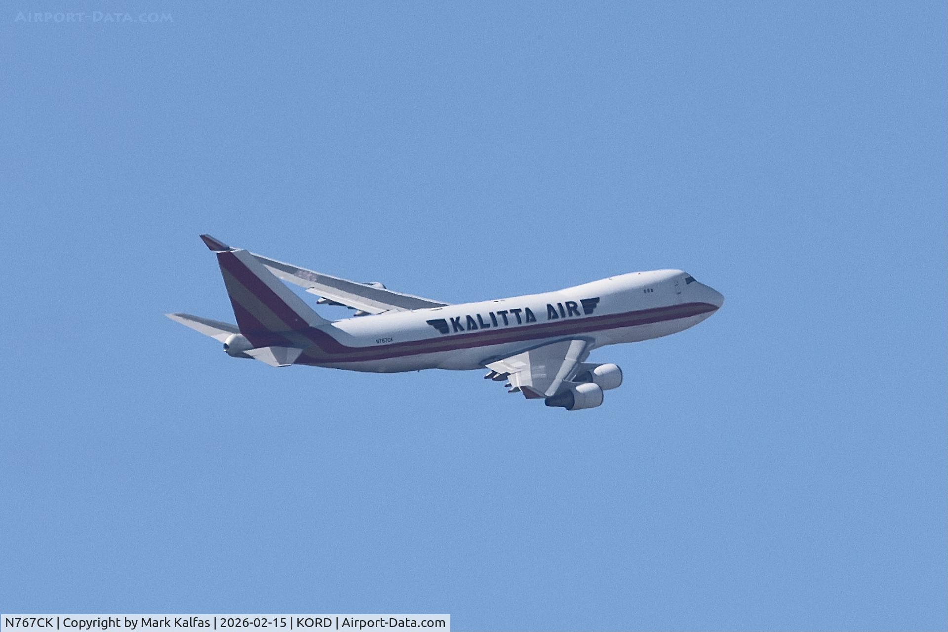 N767CK, 1990 Boeing 747-446 C/N 24886, B744 Kalitta Air Boeing 747-481F N767CK, CKS9767 ORD-OSC