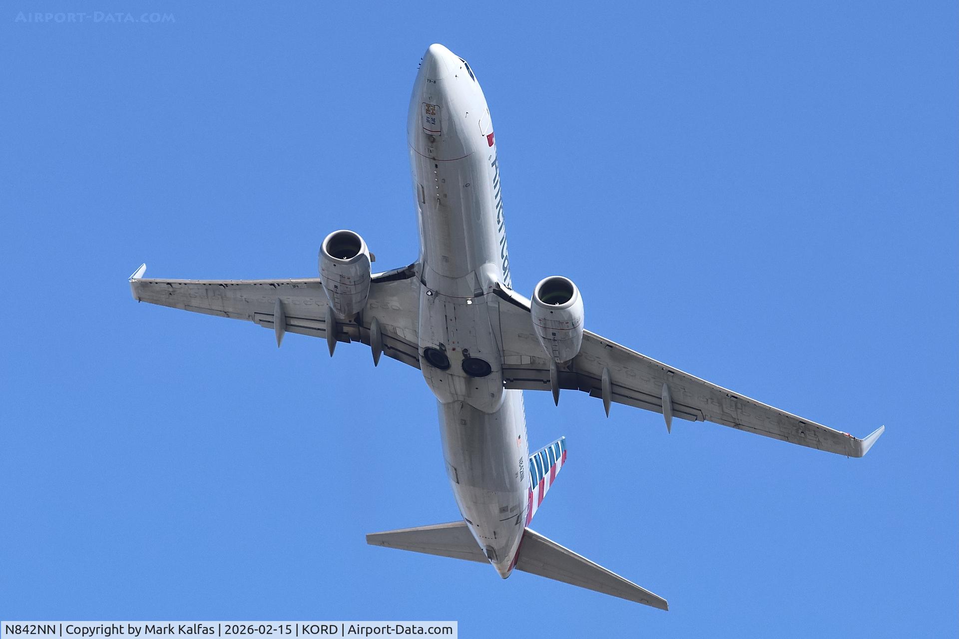 N842NN, 2010 Boeing 737-823 C/N 31099, B738 American Boeing 737-800 N842NN AA2078 ORD-DFW