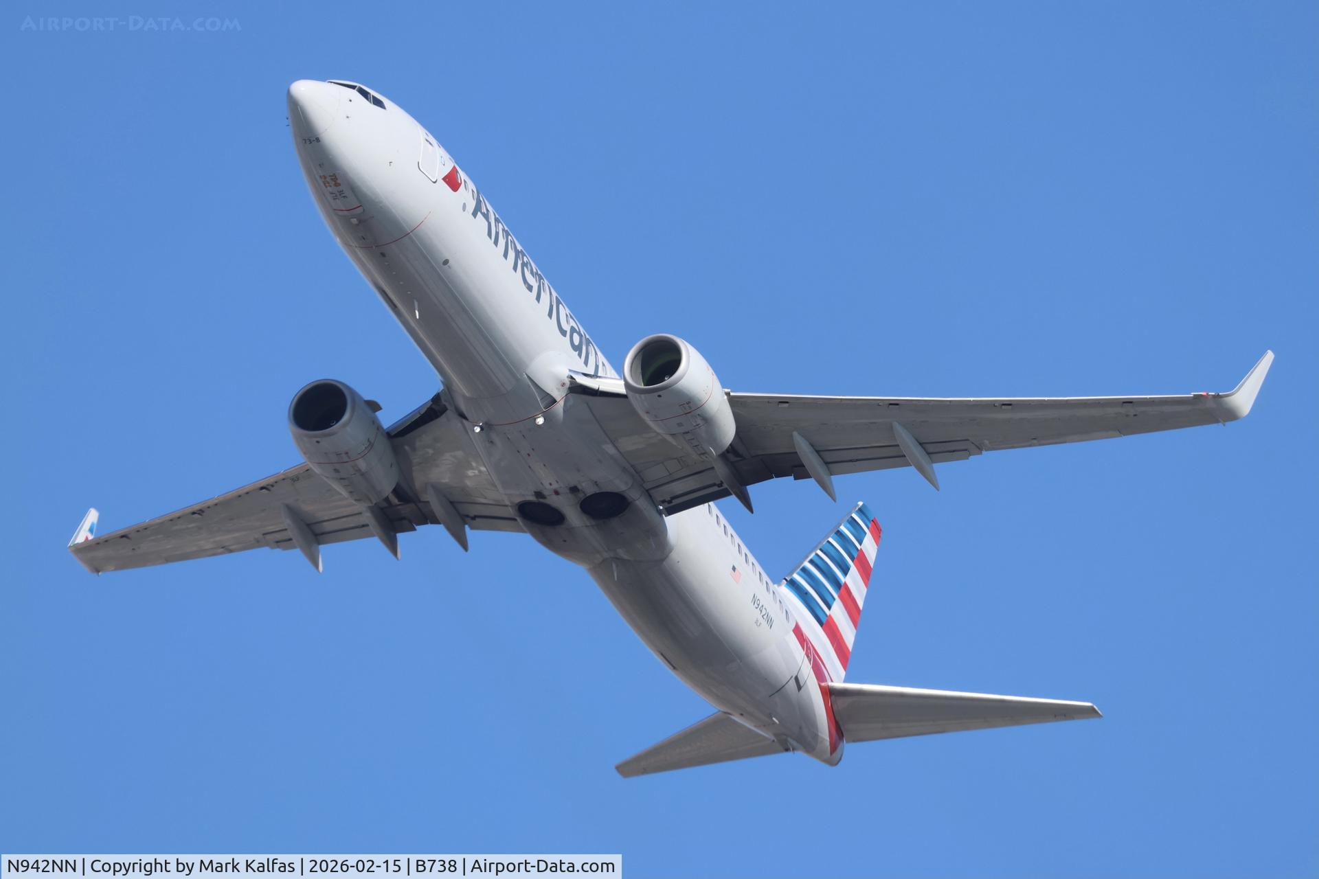 N942NN, 2013 Boeing 737-823 C/N 33492, B738 American Boeing 737-823 N942NN AA2969 ORD-SFO
