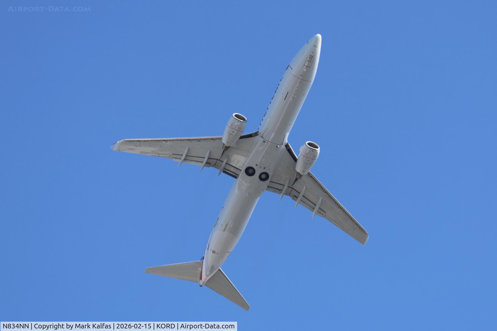 N834NN, 2010 Boeing 737-823 C/N 29576, B738 American Boeing 737-823 N834NN AA2767 ORD-LAX