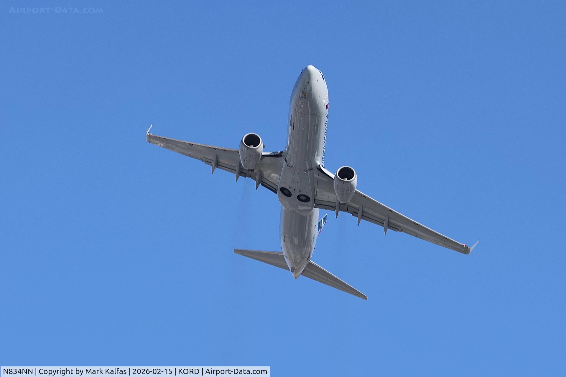 N834NN, 2010 Boeing 737-823 C/N 29576, B738 American Boeing 737-823 N834NN AA2767 ORD-LAX