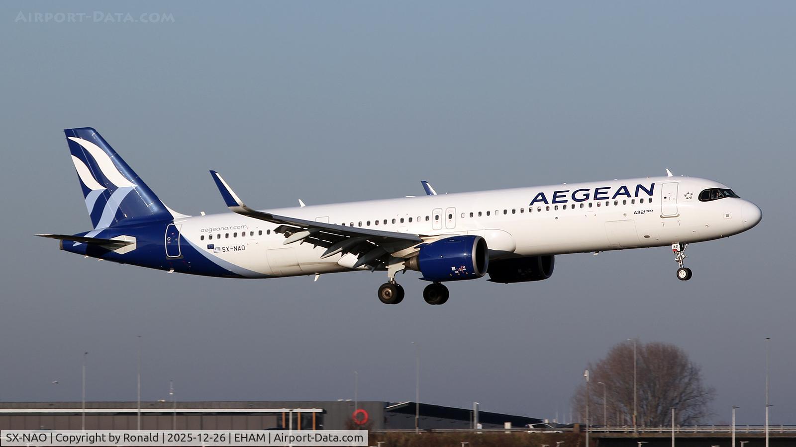 SX-NAO, 2024 Airbus A321-271NX C/N 11827, at eham