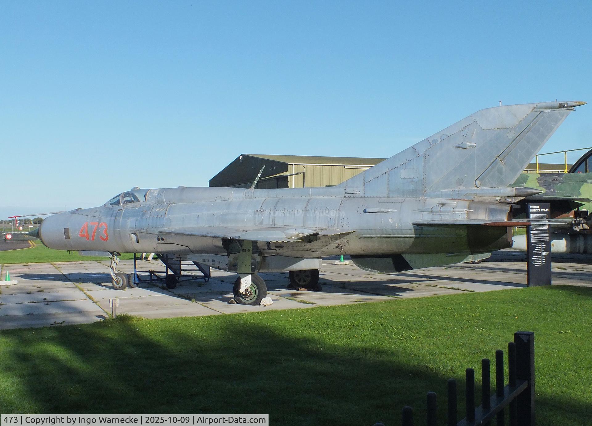 473, Mikoyan-Gurevich MiG-21PFM C/N 94A7006, Mikoyan i Gurevich MiG-21PFM FISHBED-F at the Aviodrome, Lelystad