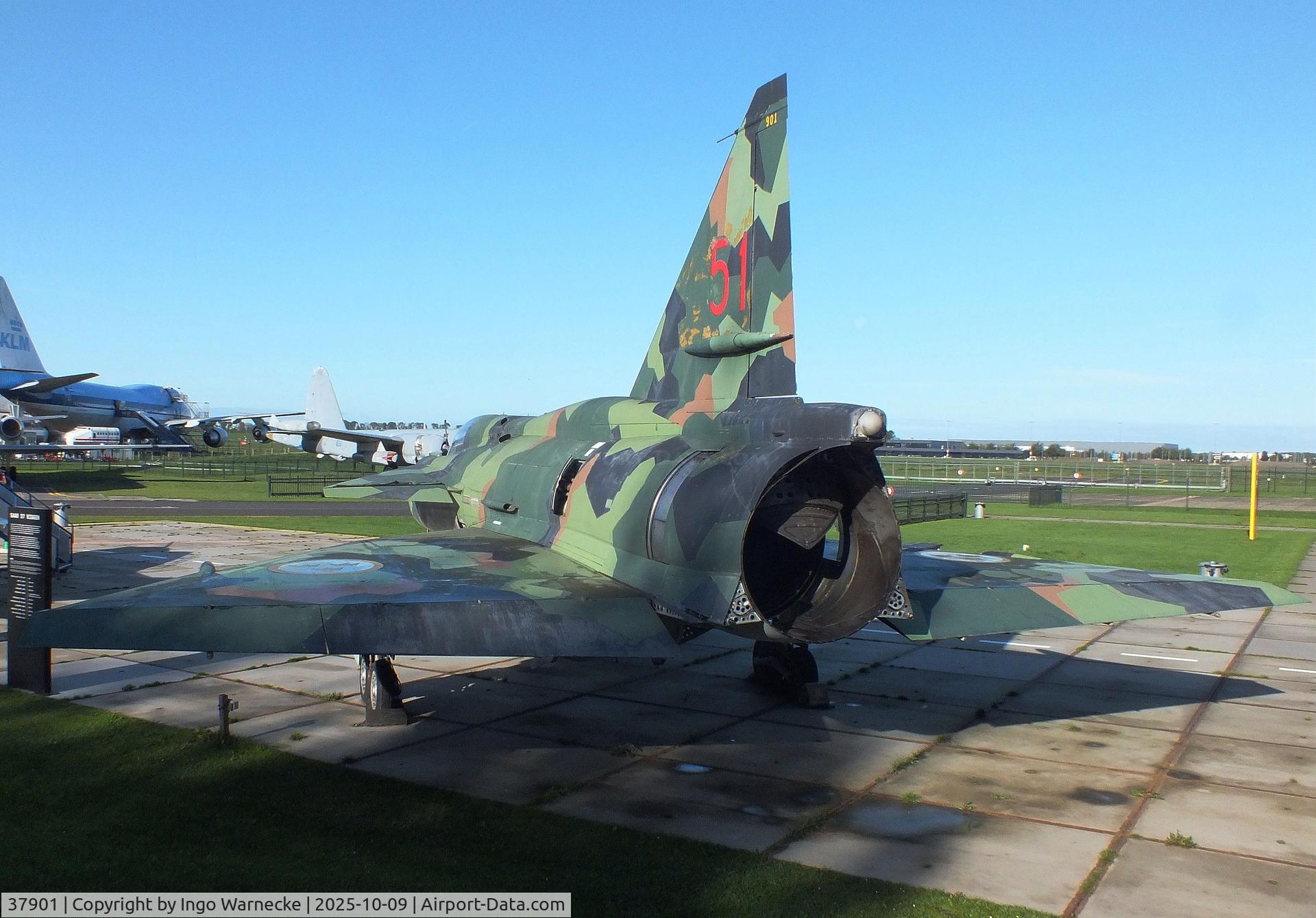 37901, 1975 Saab AJSH 37 Viggen C/N 37901, SAAB AJSH37 Viggen at the Aviodrome, Lelystad