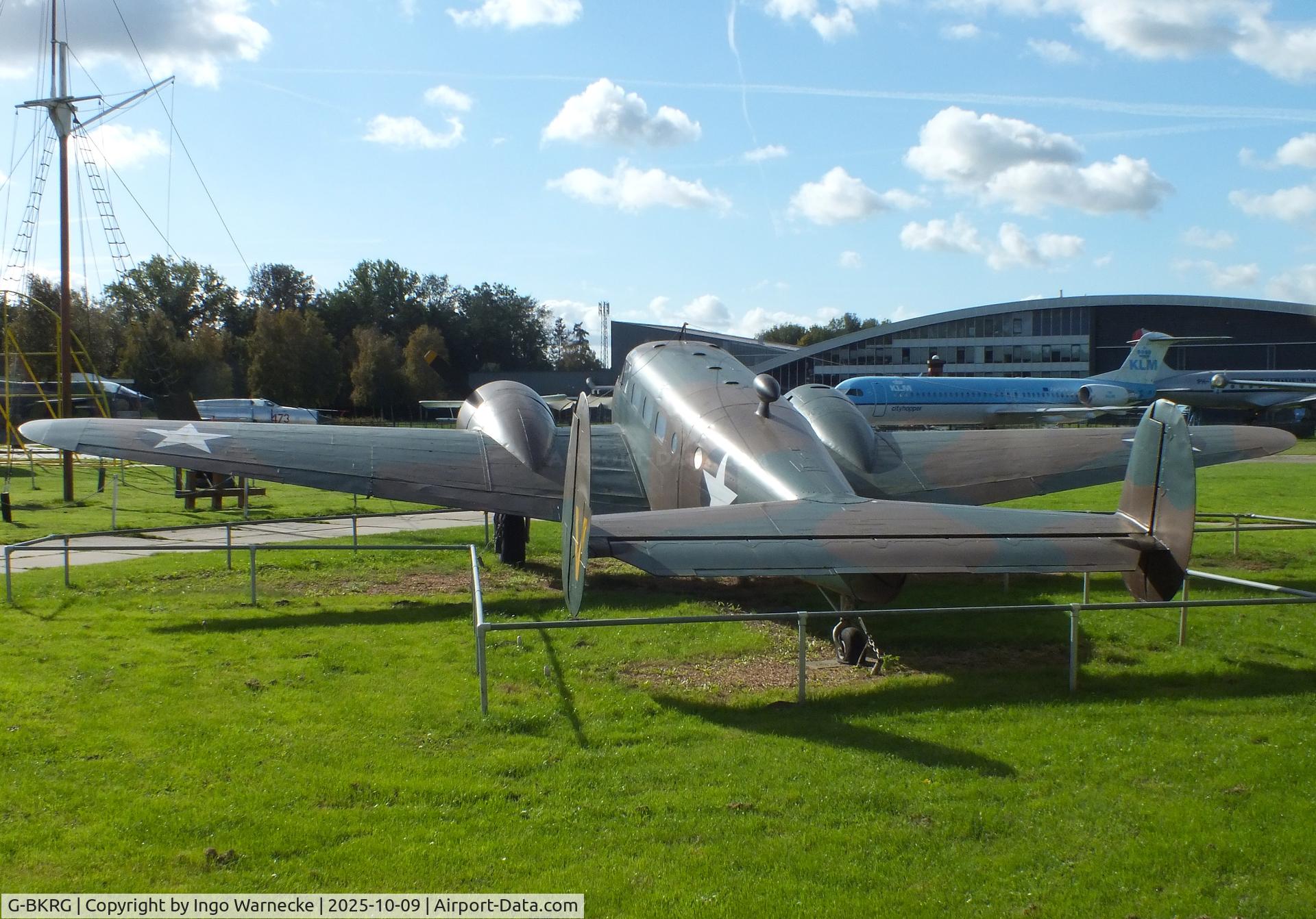 G-BKRG, 1951 Beech C-45H Expeditor C/N AF-222, Beechraft C-45H Expeditor at the Aviodrome, Lelystad
