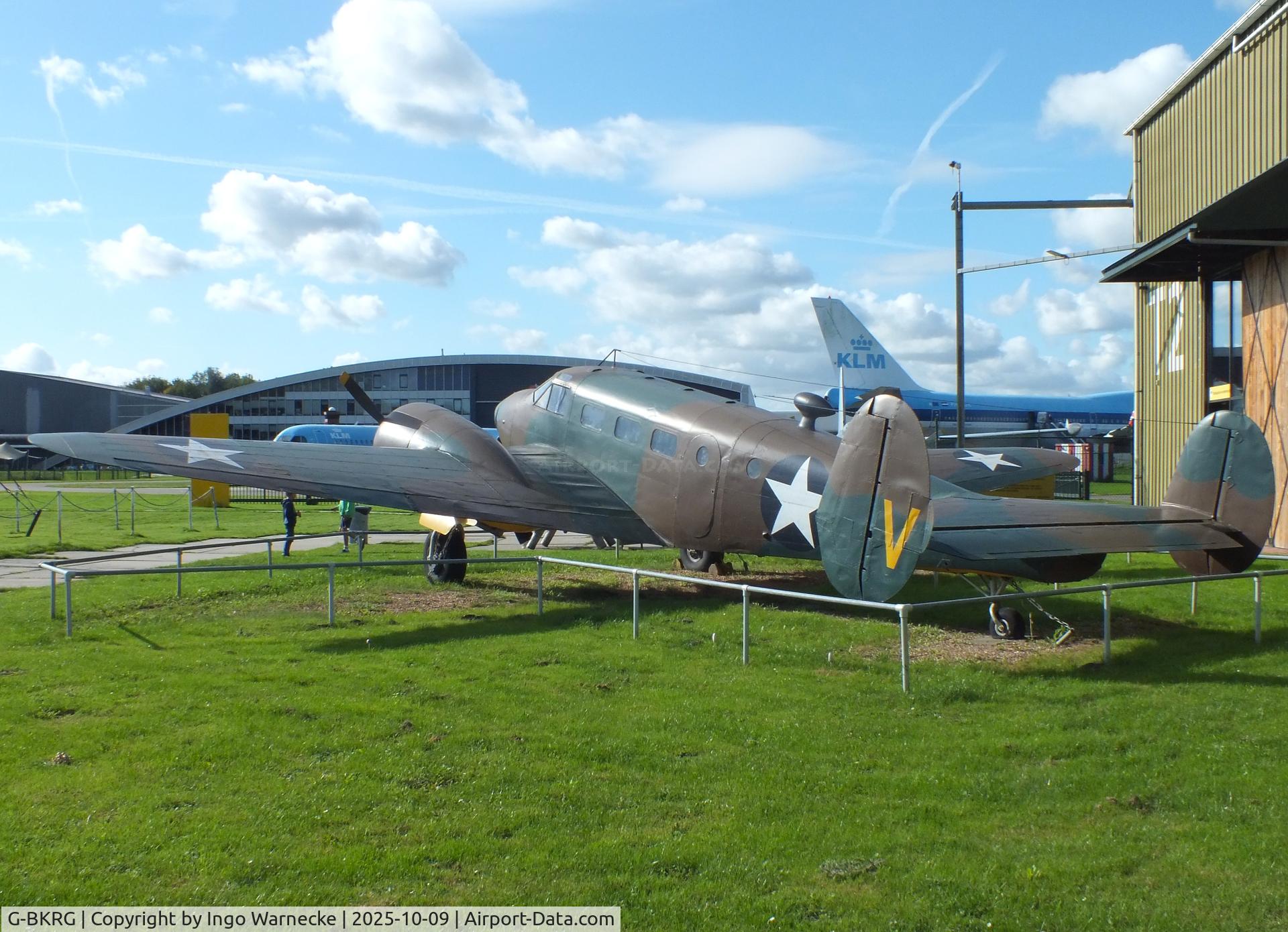 G-BKRG, 1951 Beech C-45H Expeditor C/N AF-222, Beechraft C-45H Expeditor at the Aviodrome, Lelystad