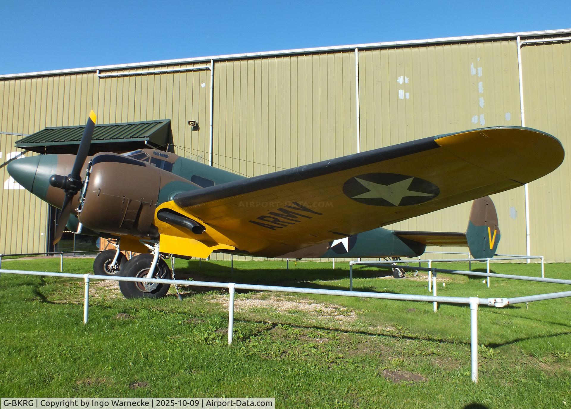 G-BKRG, 1951 Beech C-45H Expeditor C/N AF-222, Beechraft C-45H Expeditor at the Aviodrome, Lelystad