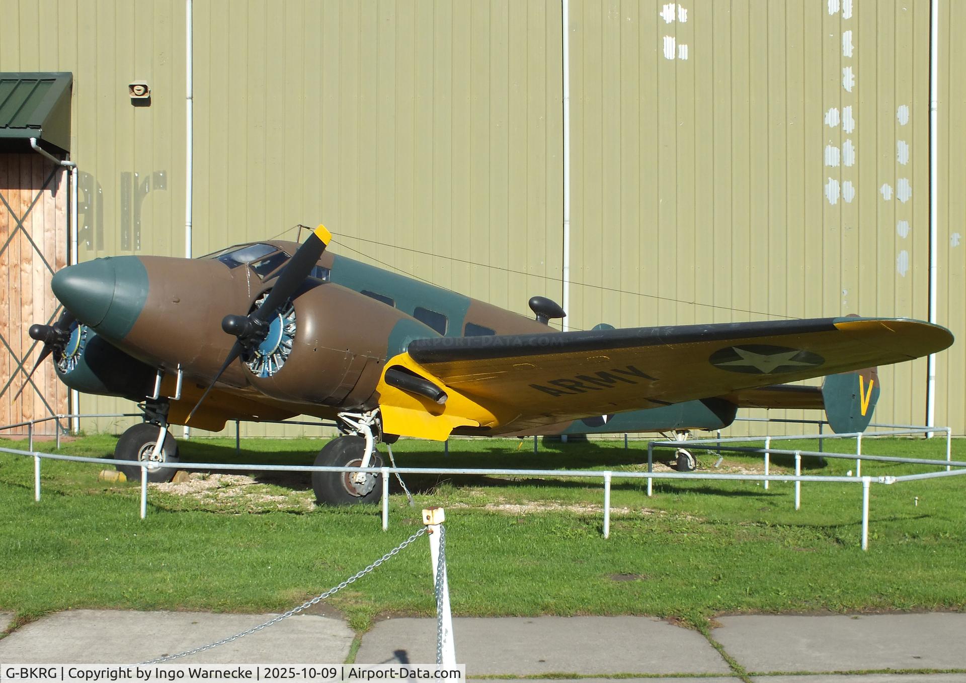 G-BKRG, 1951 Beech C-45H Expeditor C/N AF-222, Beechraft C-45H Expeditor at the Aviodrome, Lelystad