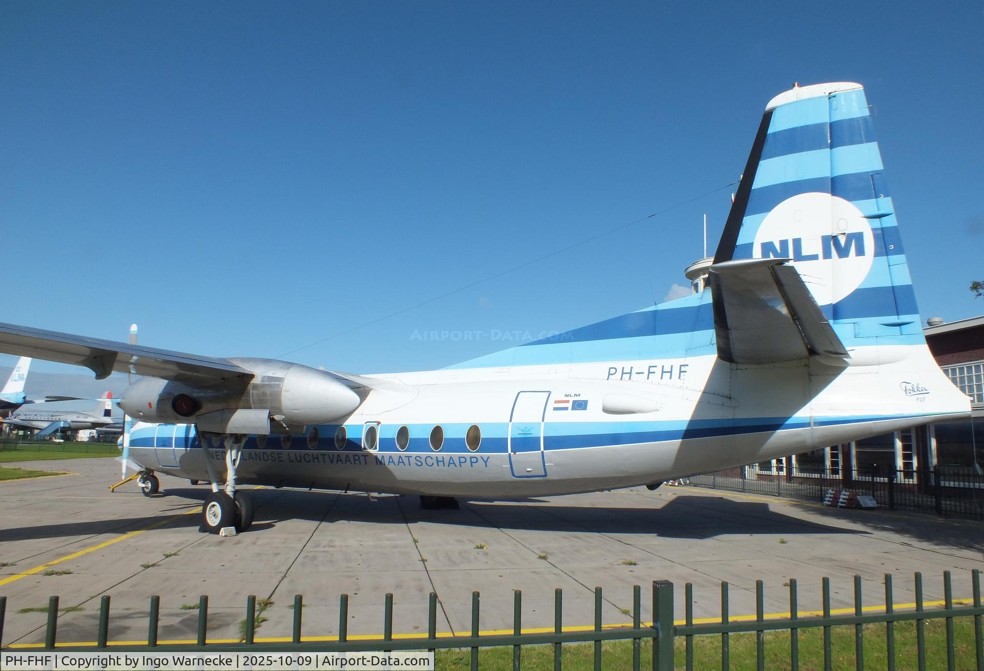 PH-FHF, 1958 Fokker F.27-100 Friendship C/N 10105, Fokker F27-100 Friendship at the Aviodrome, Lelystad
