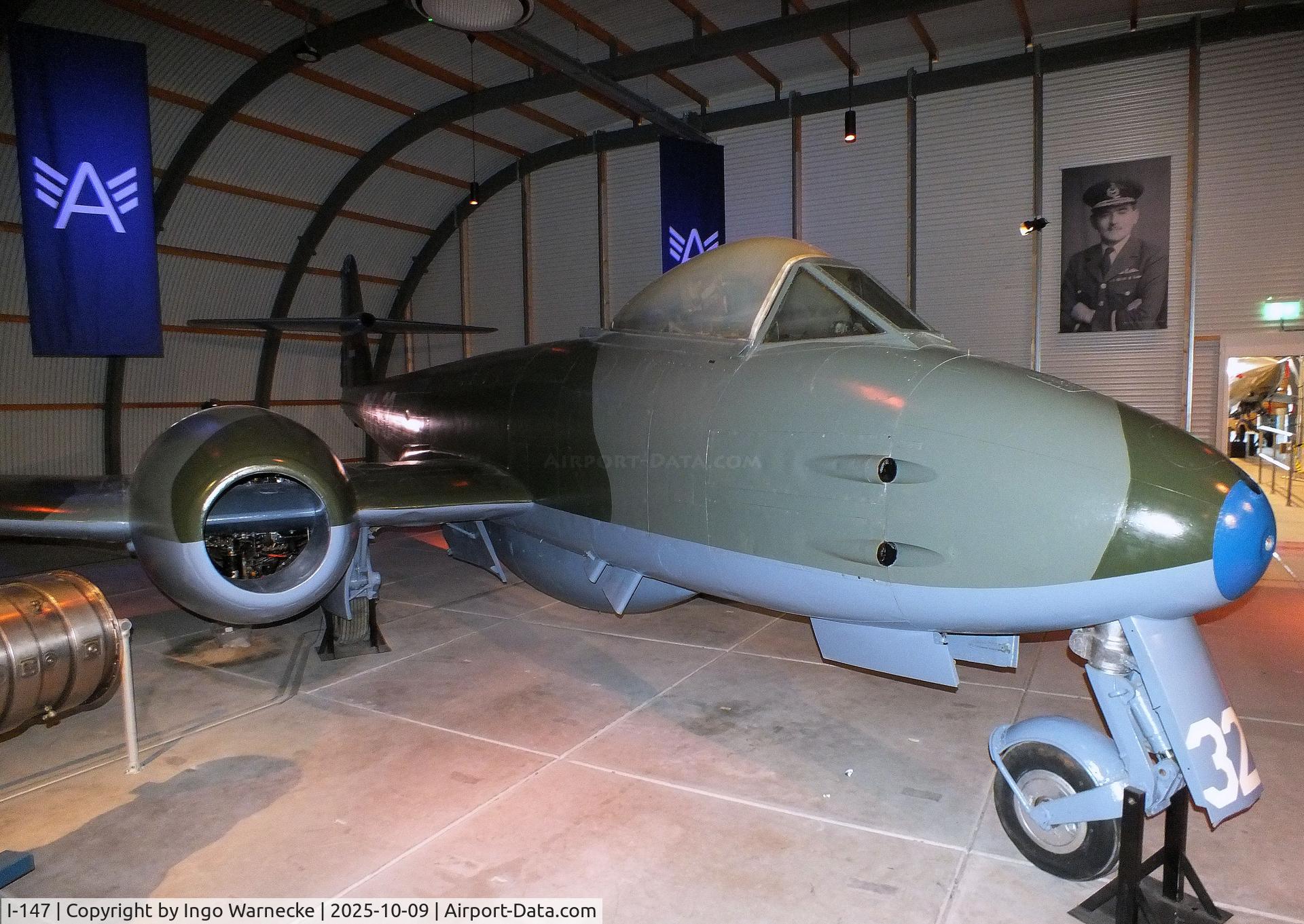 I-147, 1953 Gloster Meteor F.8 C/N 6466, Gloster Meteor F8 at the Aviodrome, Lelystad