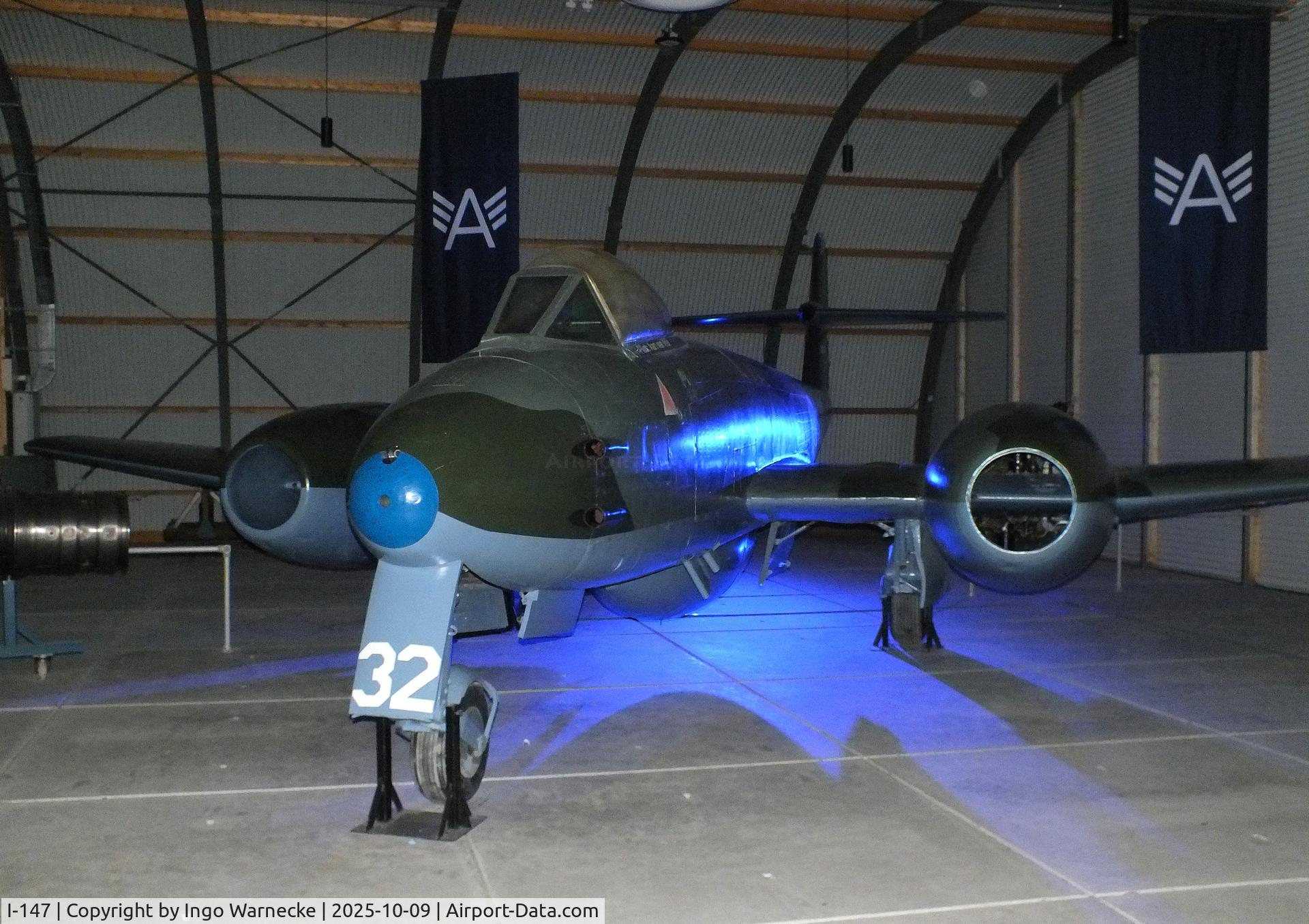 I-147, 1953 Gloster Meteor F.8 C/N 6466, Gloster Meteor F8 at the Aviodrome, Lelystad