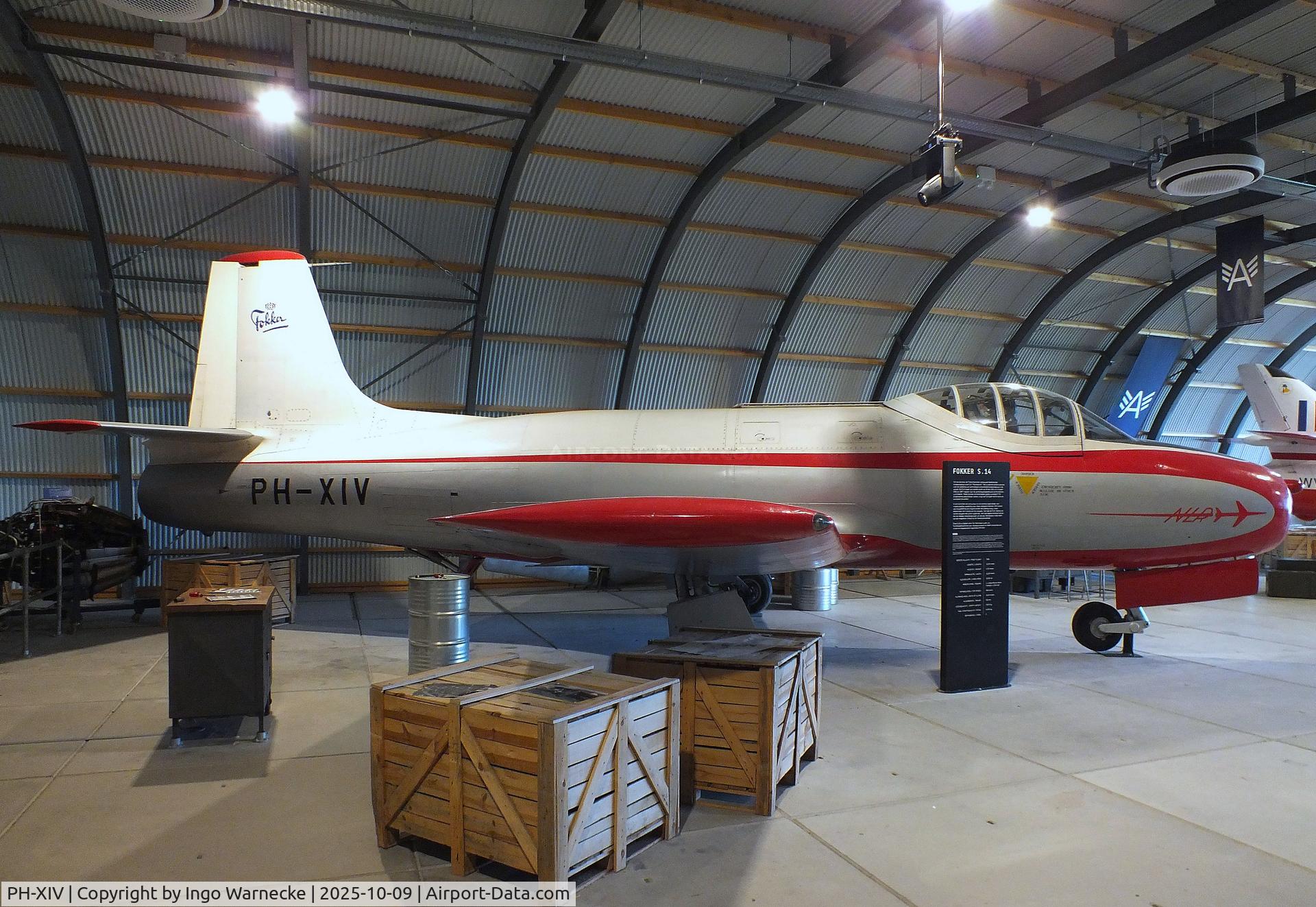 PH-XIV, Fokker S-14 Machtrainer C/N 6289, Fokker S.14 Machtrainer at the Aviodrome, Lelystad