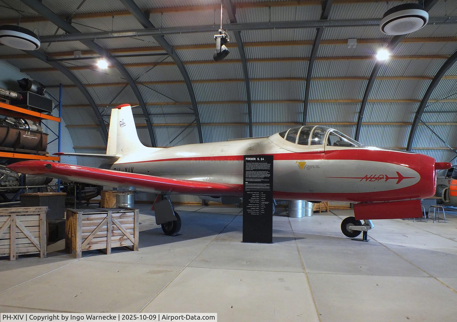 PH-XIV, Fokker S-14 Machtrainer C/N 6289, Fokker S.14 Machtrainer at the Aviodrome, Lelystad