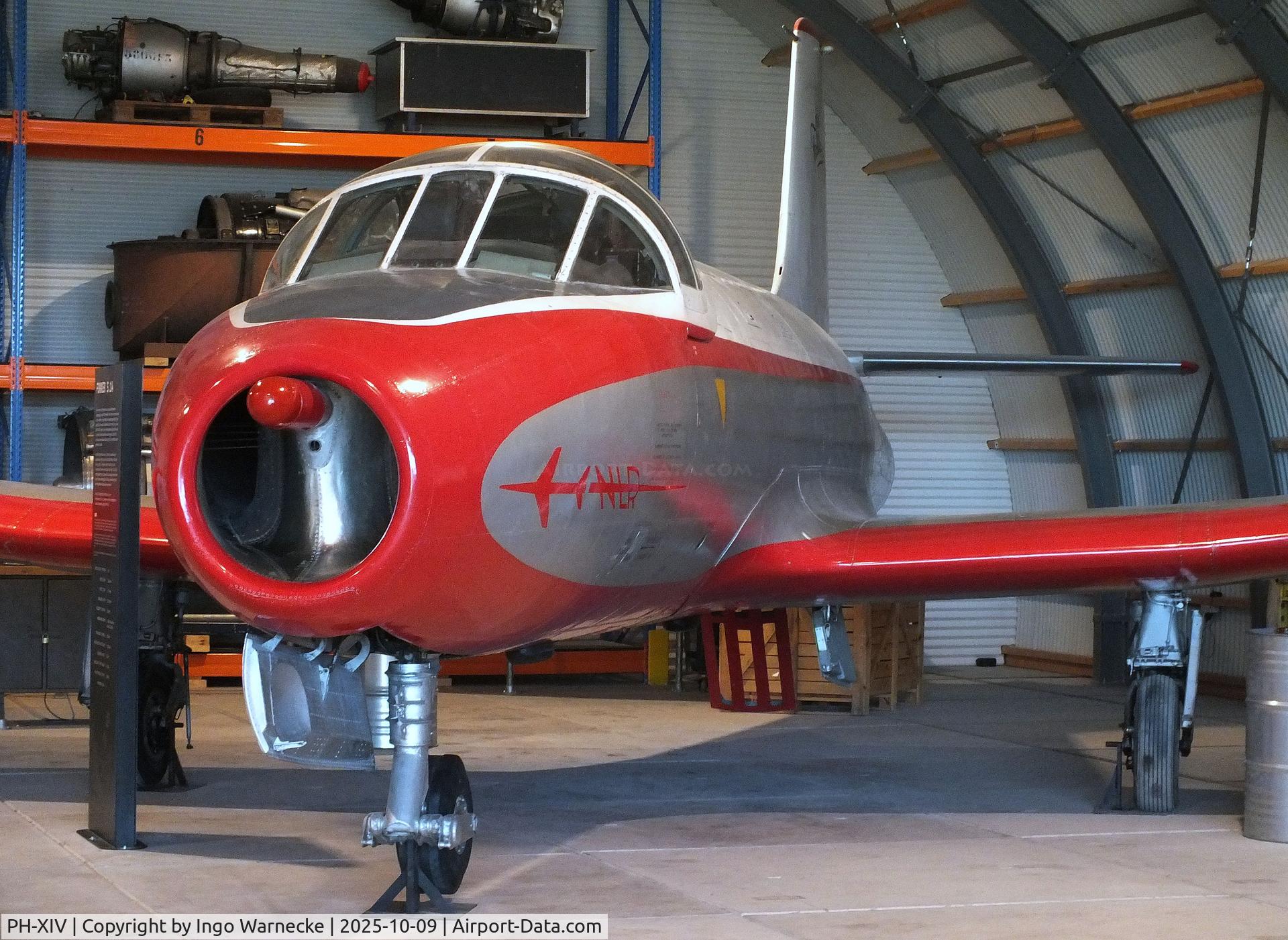 PH-XIV, Fokker S-14 Machtrainer C/N 6289, Fokker S.14 Machtrainer at the Aviodrome, Lelystad