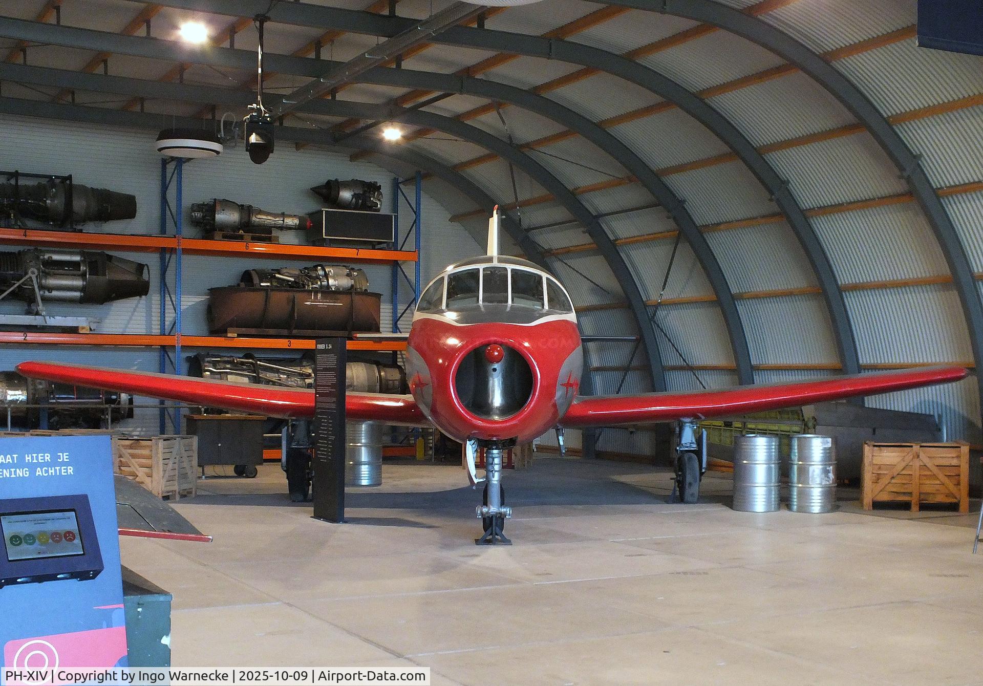 PH-XIV, Fokker S-14 Machtrainer C/N 6289, Fokker S.14 Machtrainer at the Aviodrome, Lelystad