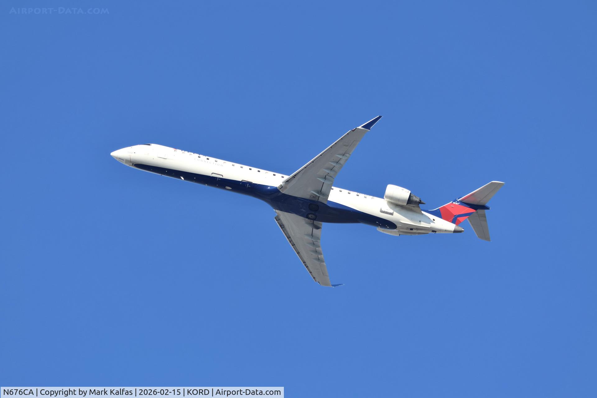 N676CA, 2007 Bombardier CRJ-900ER (CL-600-2D24) C/N 15127, CRJ9 Endevour Air /Delta Connection Canadair Regional Jet CRJ-900 N676CA, EDV5061 ORD-JFK