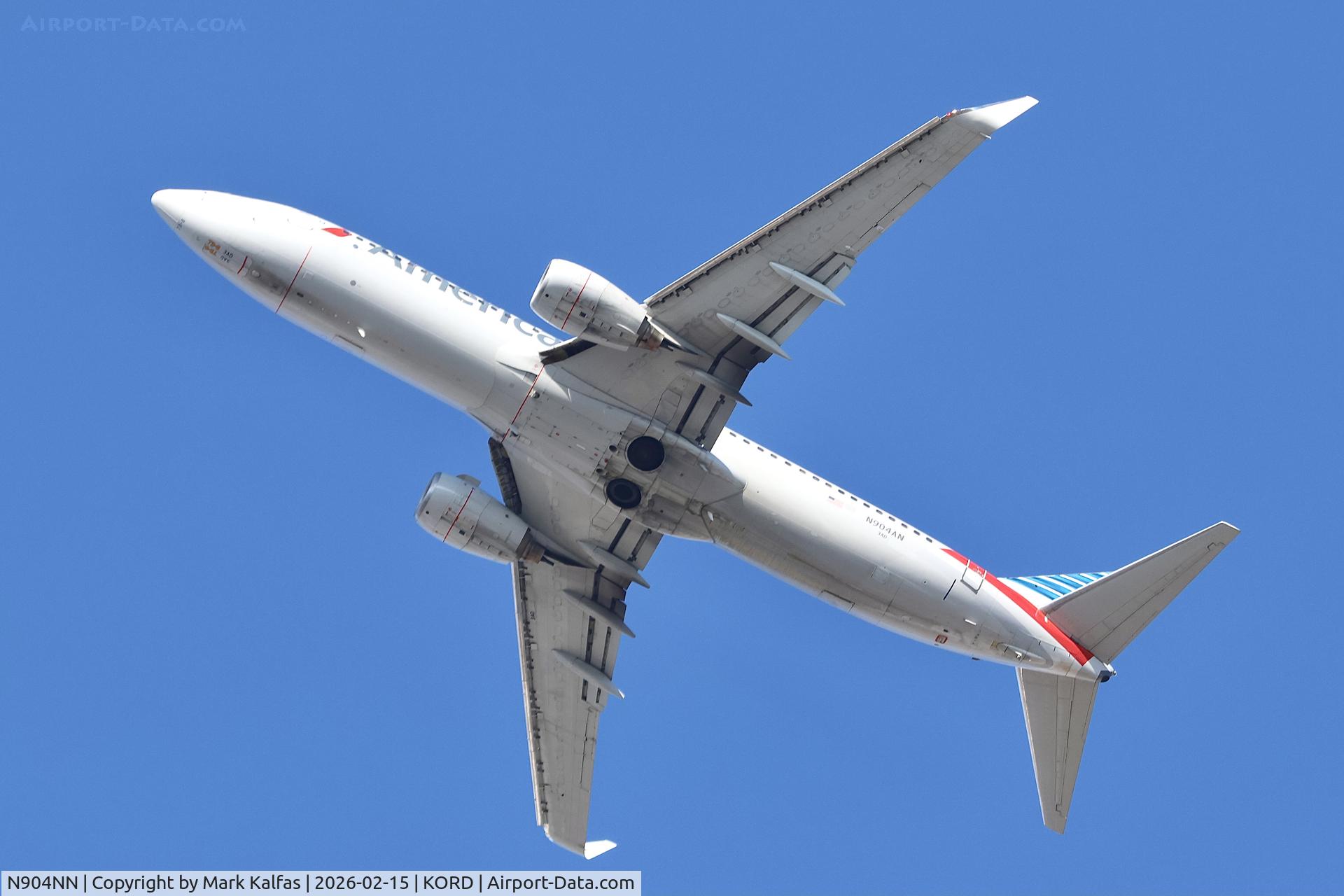 N904NN, 2012 Boeing 737-823 C/N 33317, B738 American Boeing 737-823 N904AN, AA2970 ORD-SLC