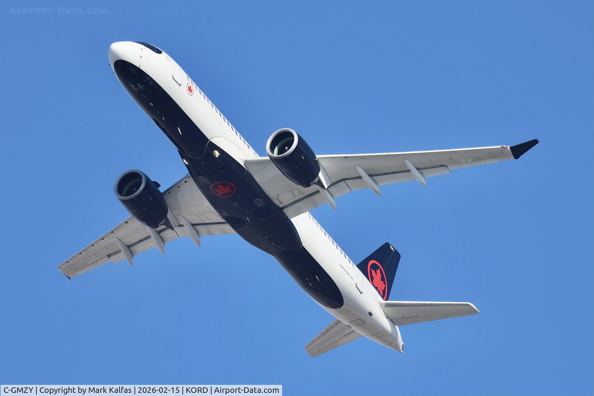 C-GMZY, 2020 Airbus A220-300 C/N 55102, BCS3 Air Canada Airbus A220-300 C-GMZY, AC506 ORD-YYZ